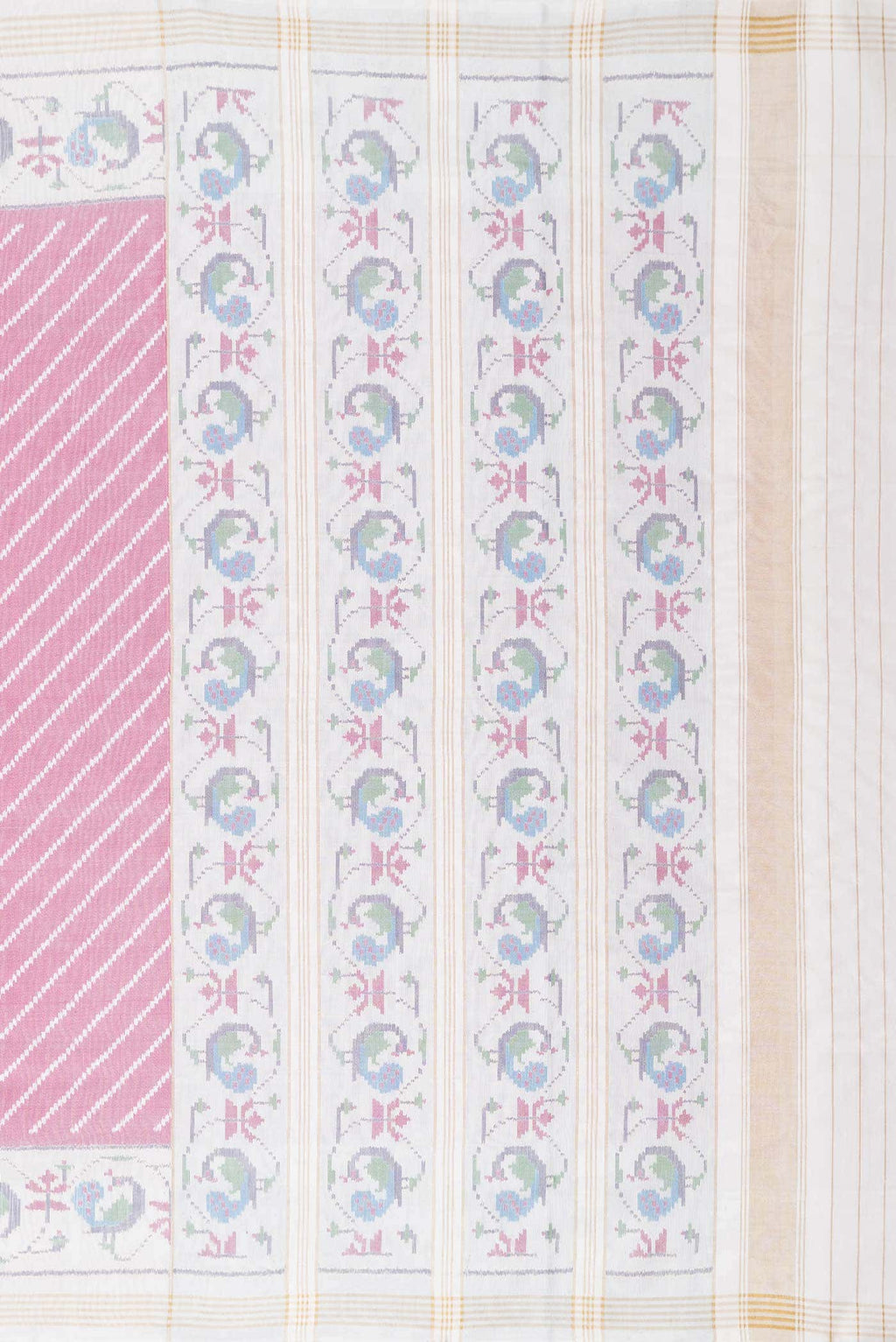 Pink Dual Tone Rajkot Patola Silk Saree