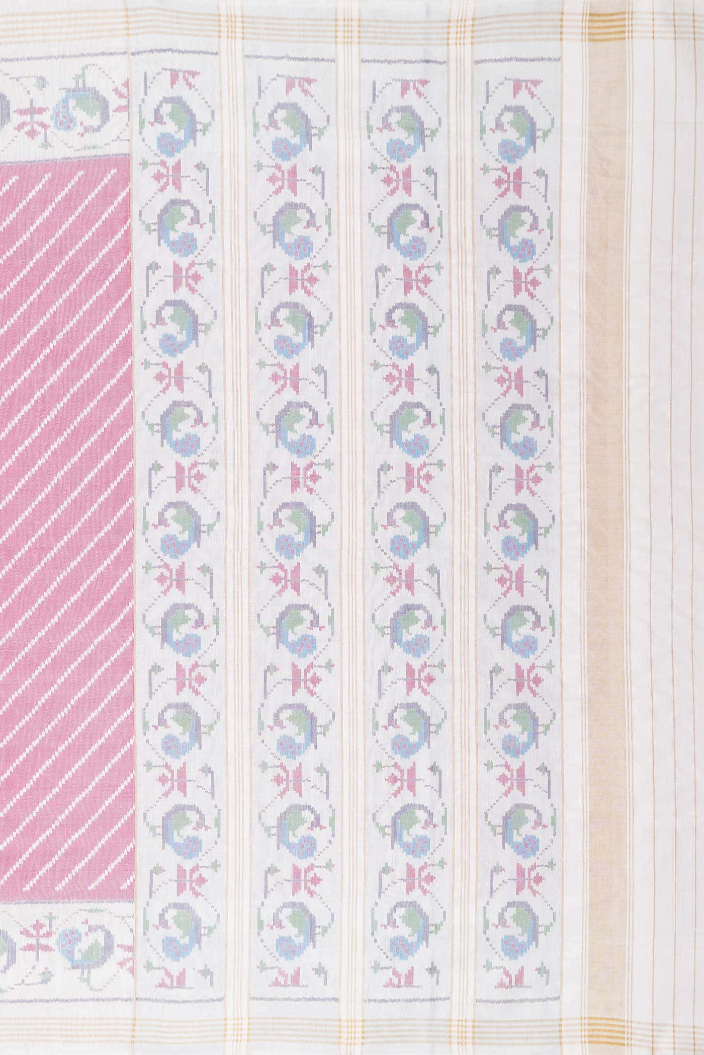 Pink Dual Tone Rajkot Patola Silk Saree