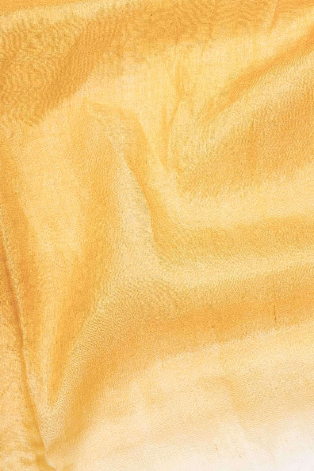 Mustard Tussar Silk Saree