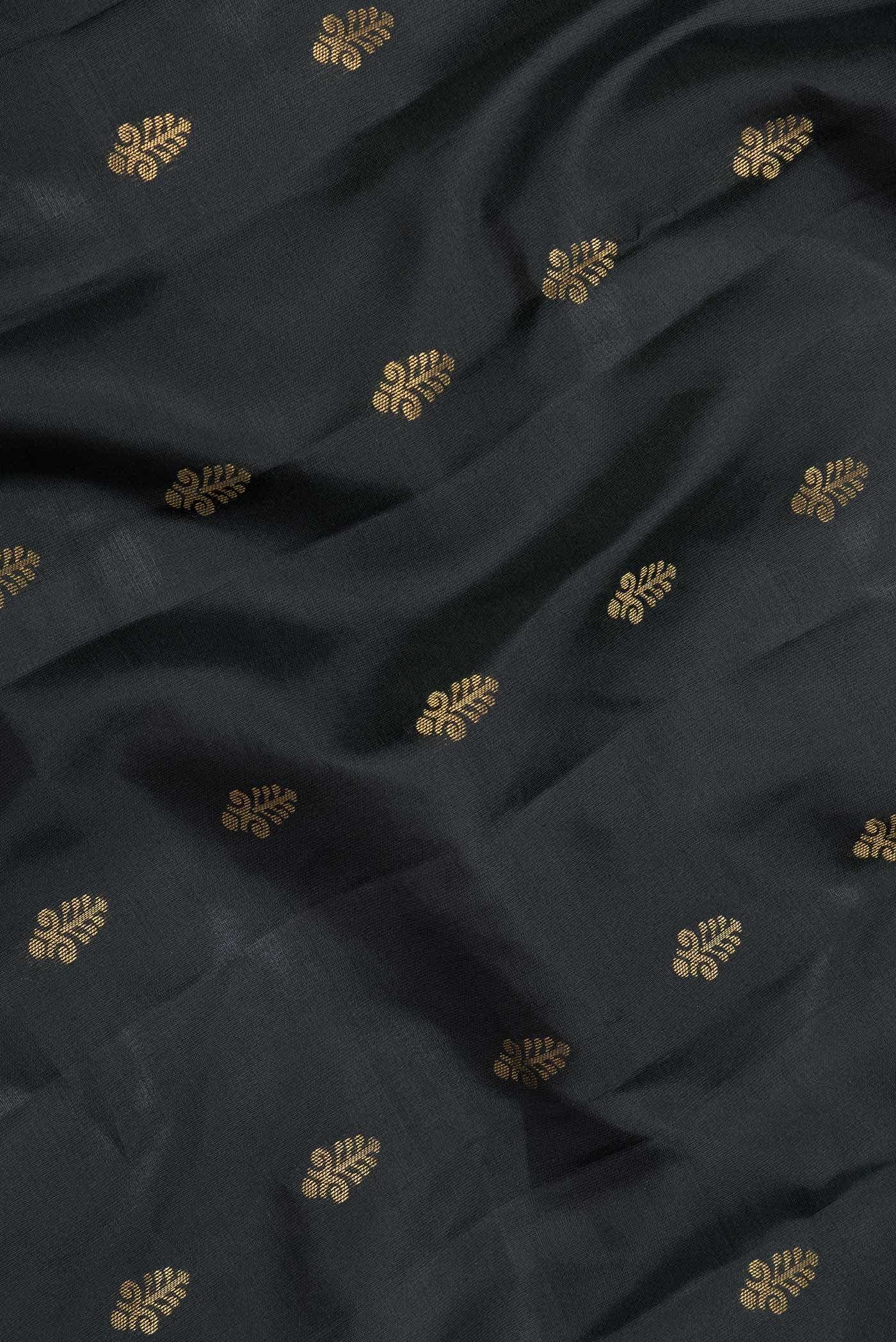 Black Kanchipuram Silk Saree