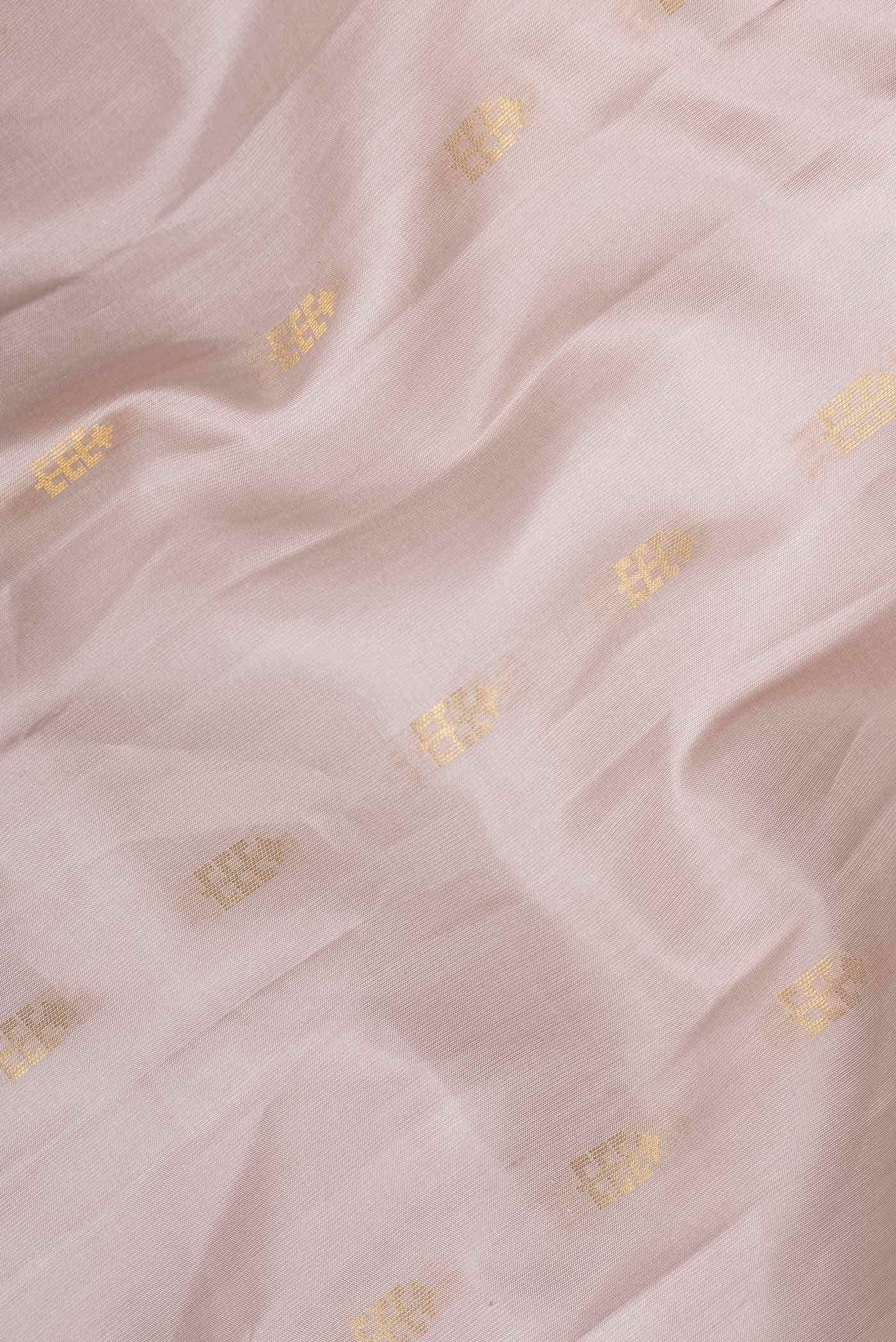 Dark Beige Kanchipuram Silk Saree