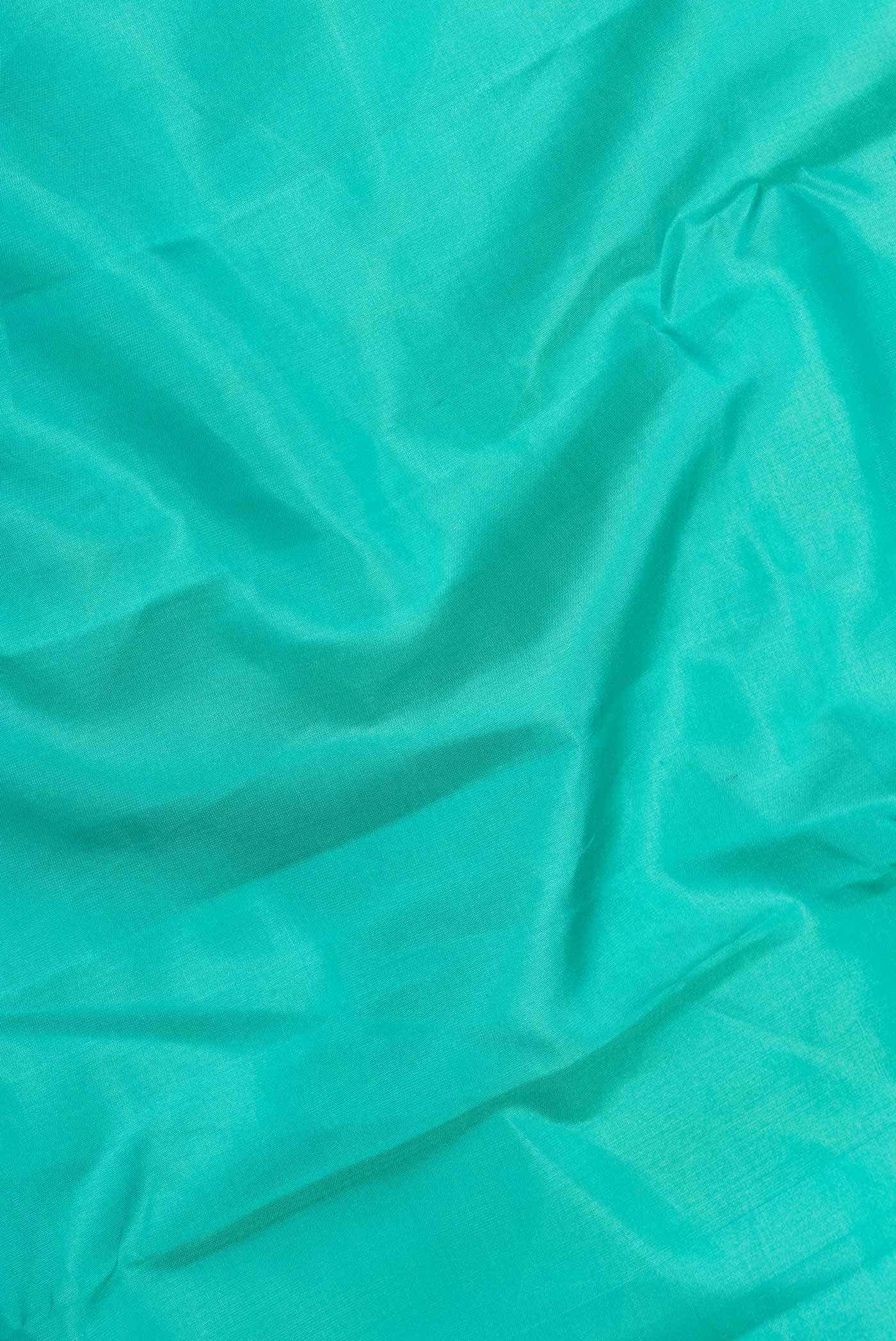 Green Dual Tone Kanchipuram Silk Saree