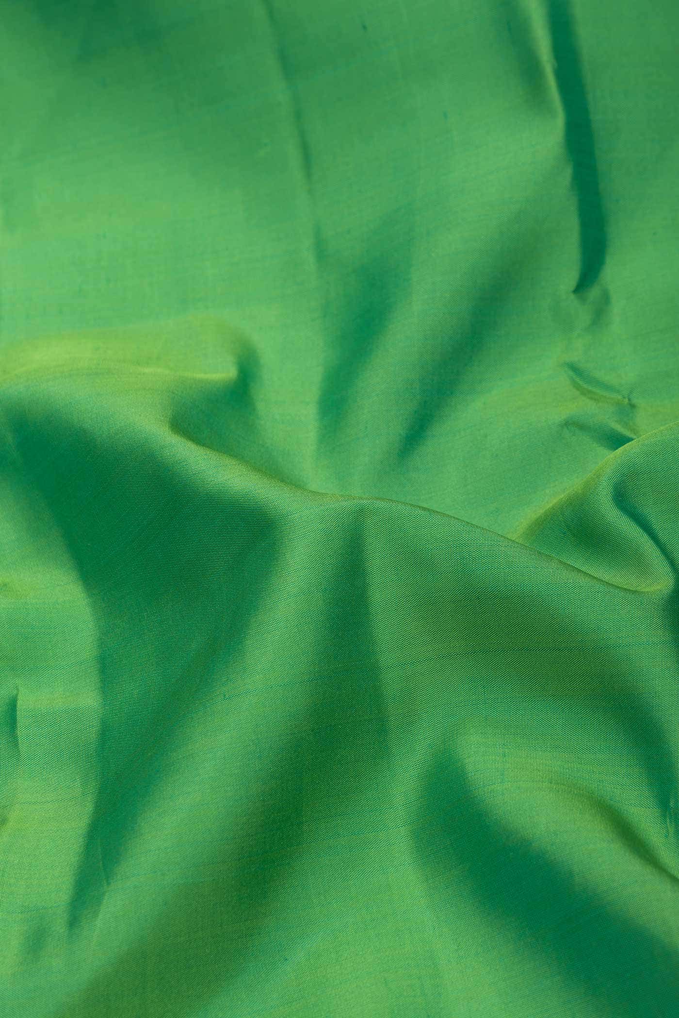 Green Dual Tone Kanchipuram Silk Saree