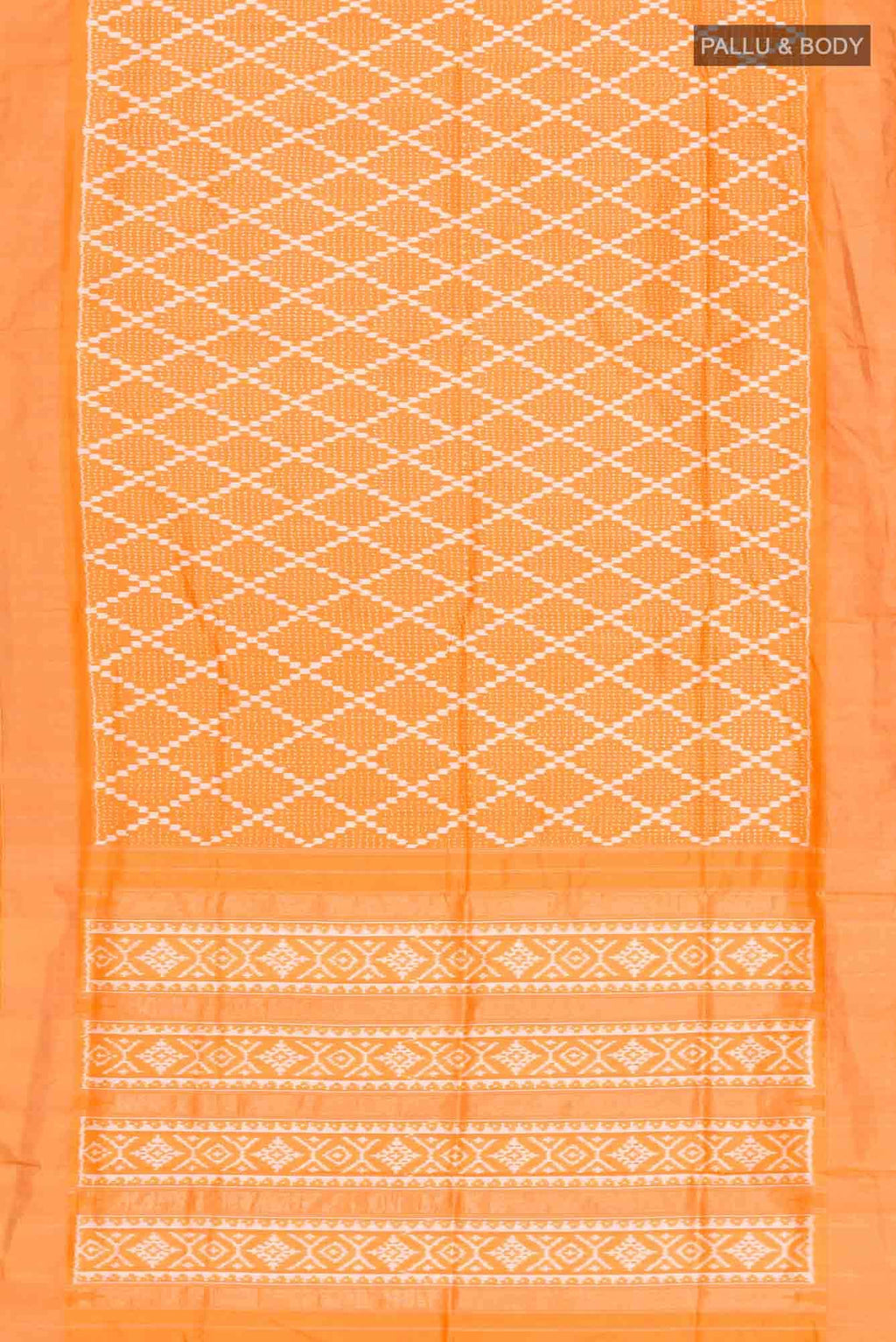 Yellow Pochampally Silk Saree