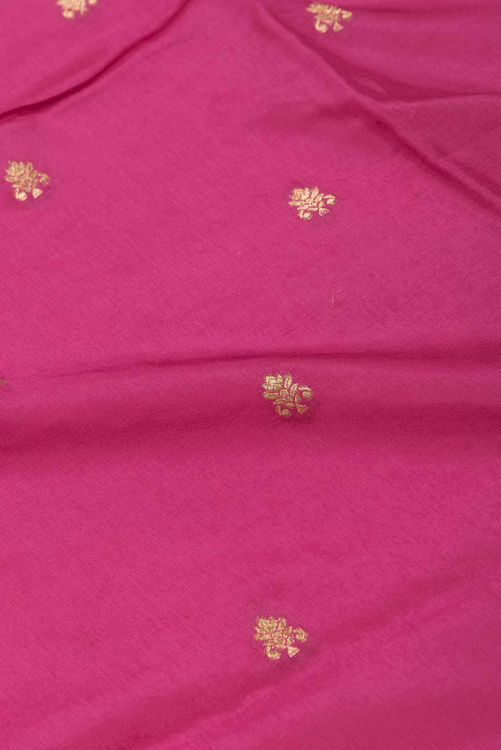 Pink Dual Tone Blended Satin Crepe Saree