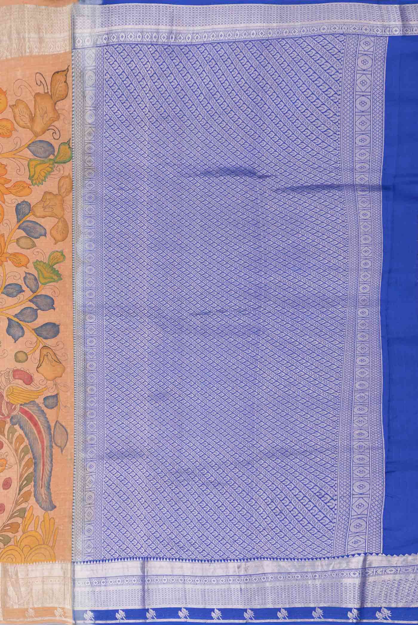 Rose Gold Kanchipuram Silk Saree