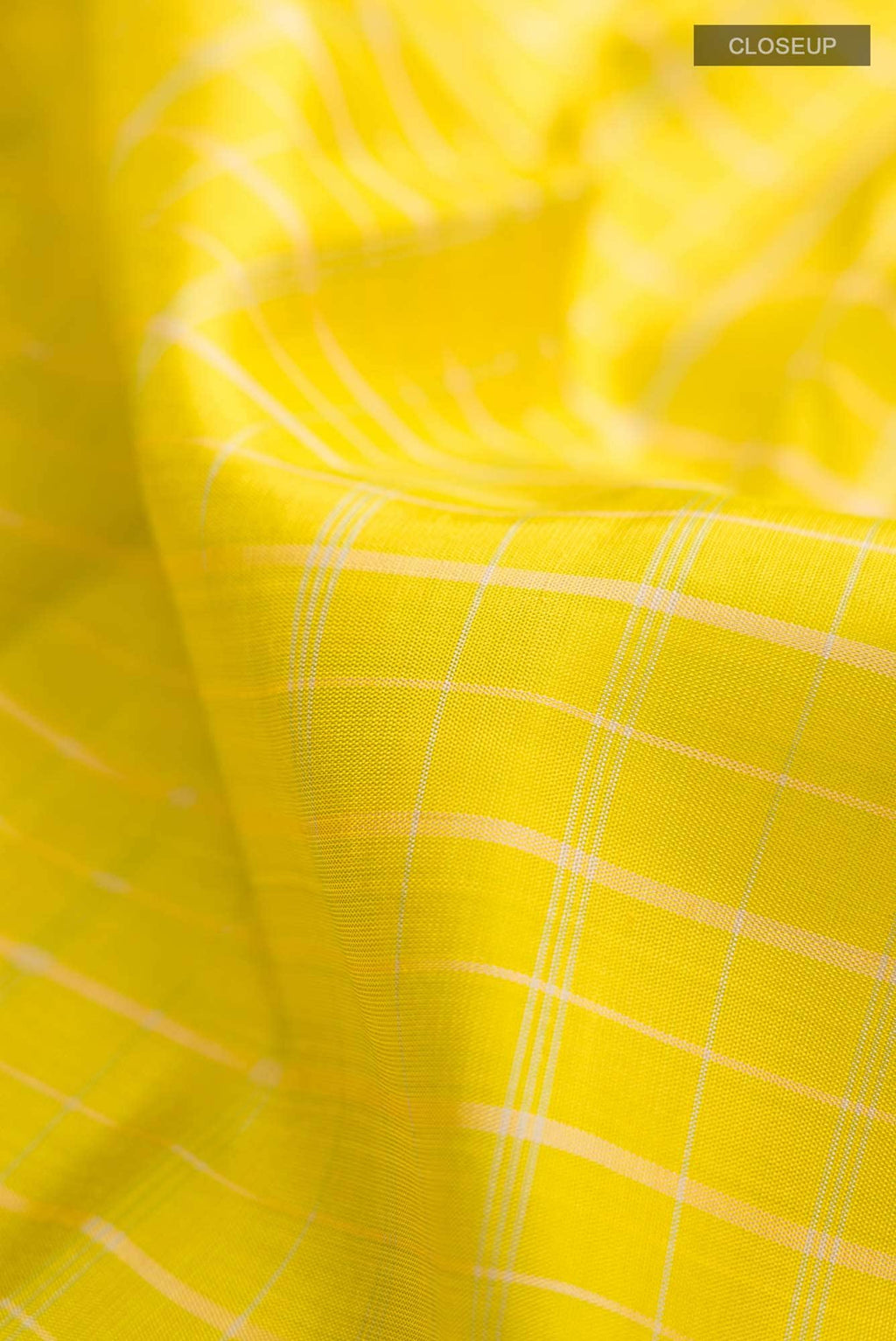 Yellow Gadwal Silk Saree
