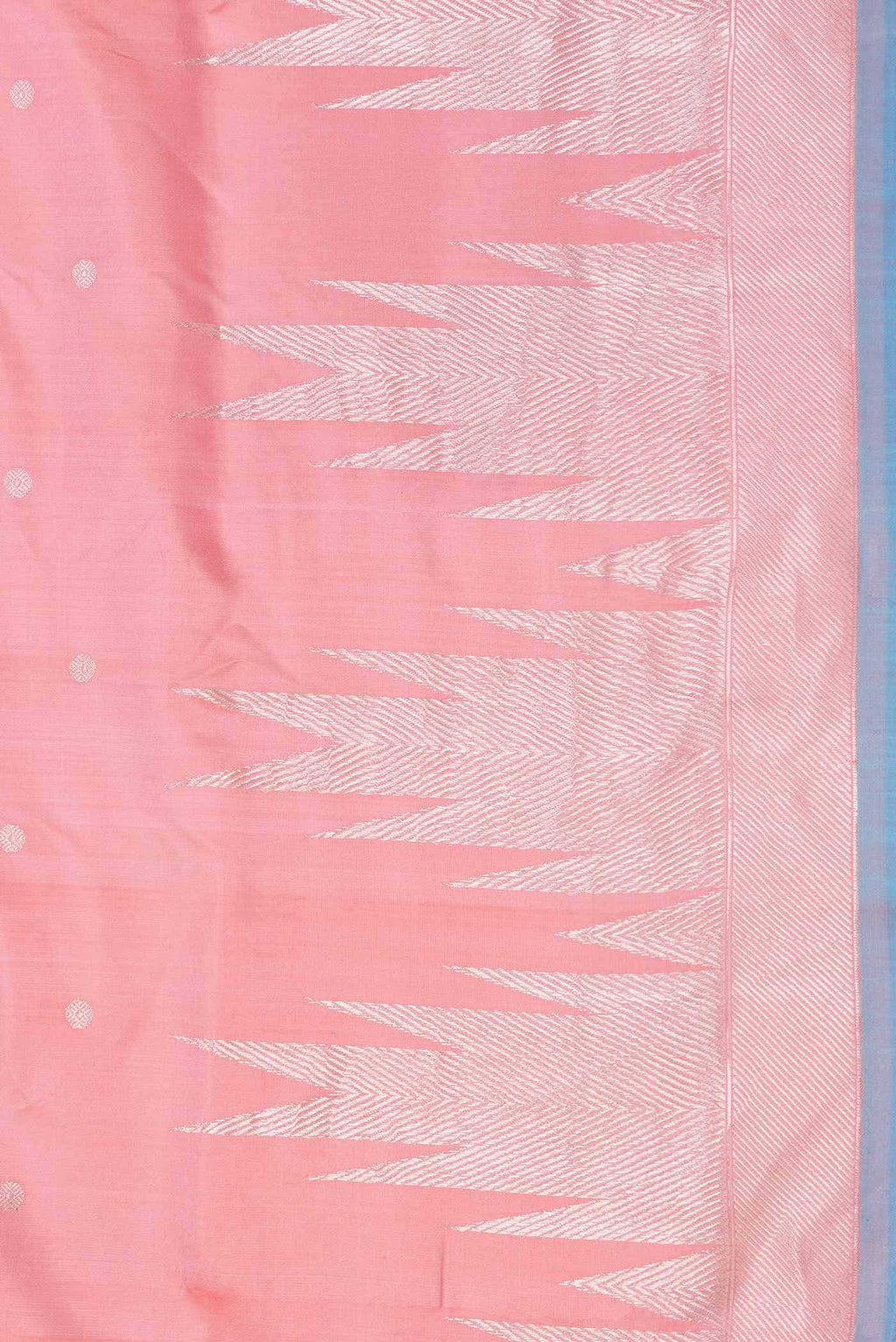 Pink Dual Tone Gadwal Silk Saree