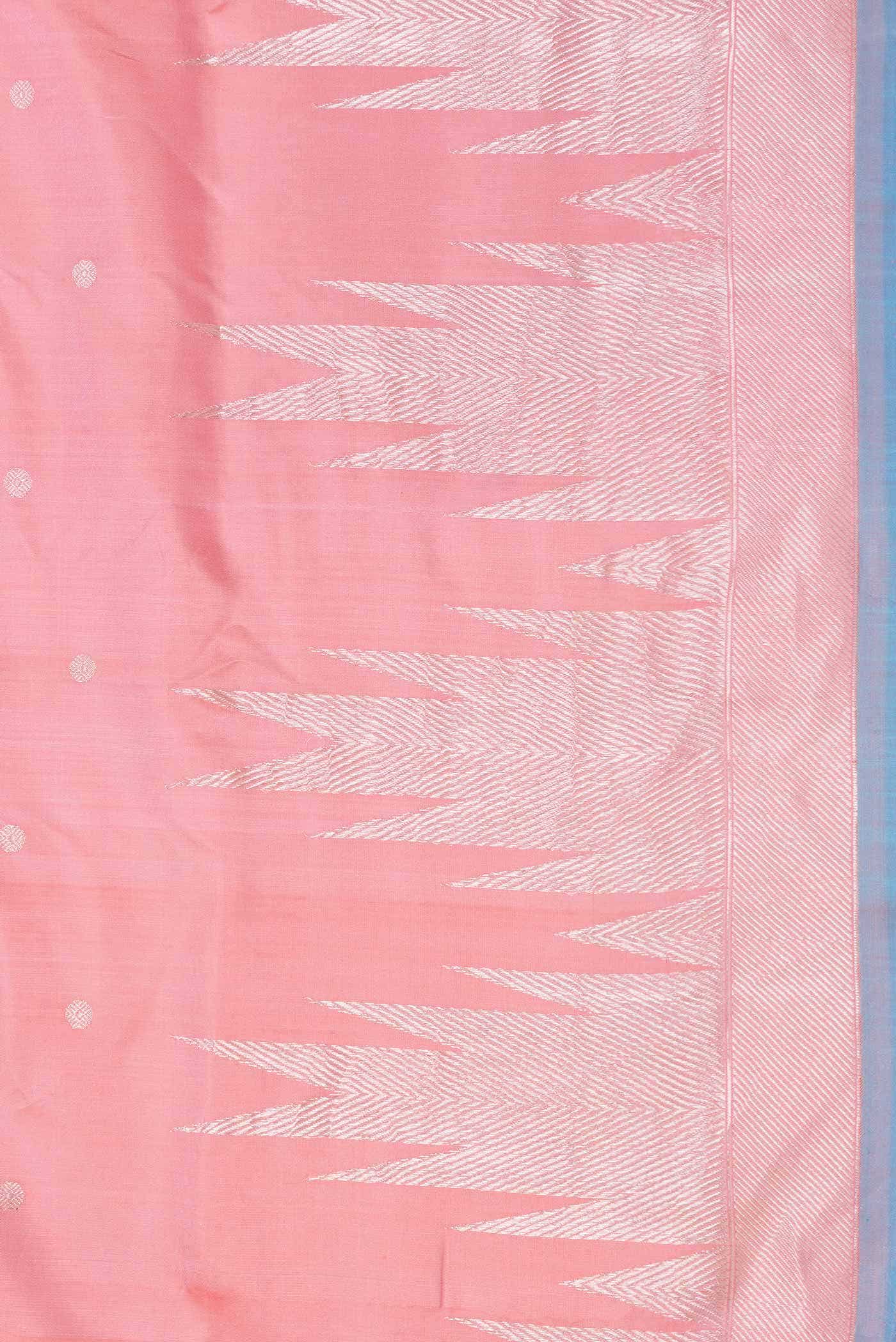 Pink Dual Tone Gadwal Silk Saree