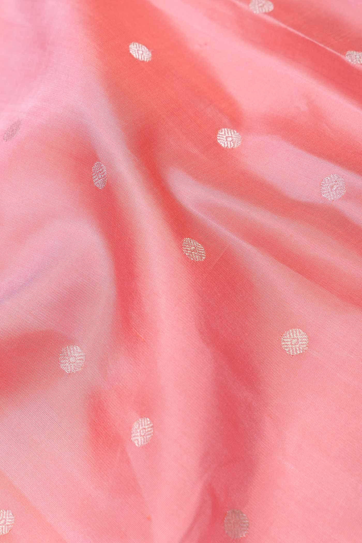 Pink Dual Tone Gadwal Silk Saree
