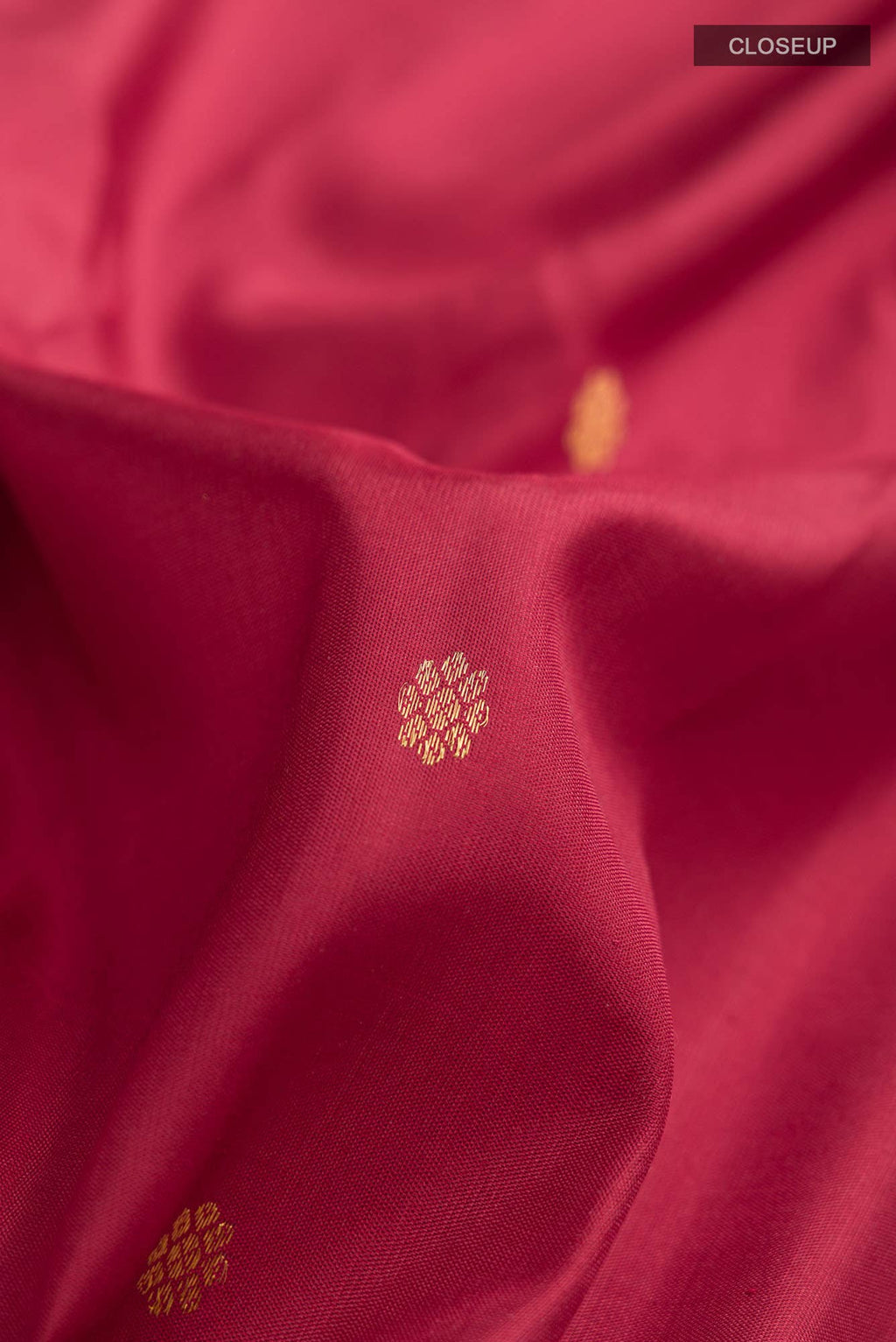 Red Gadwal Silk Saree