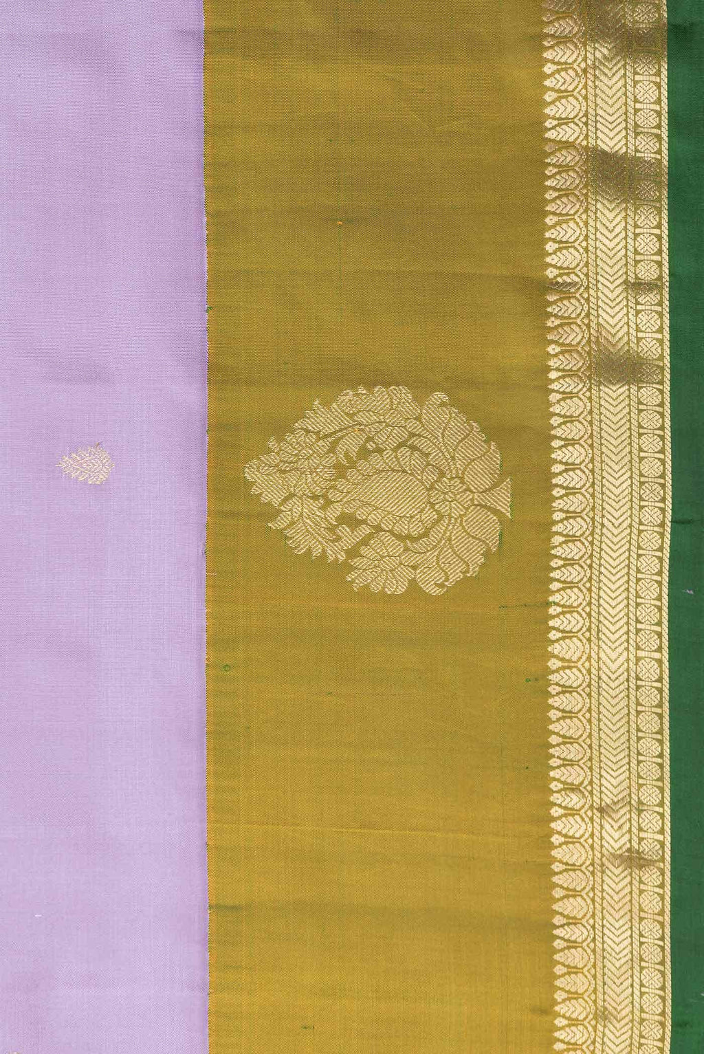 Lavender Dual Tone Gadwal Silk Saree