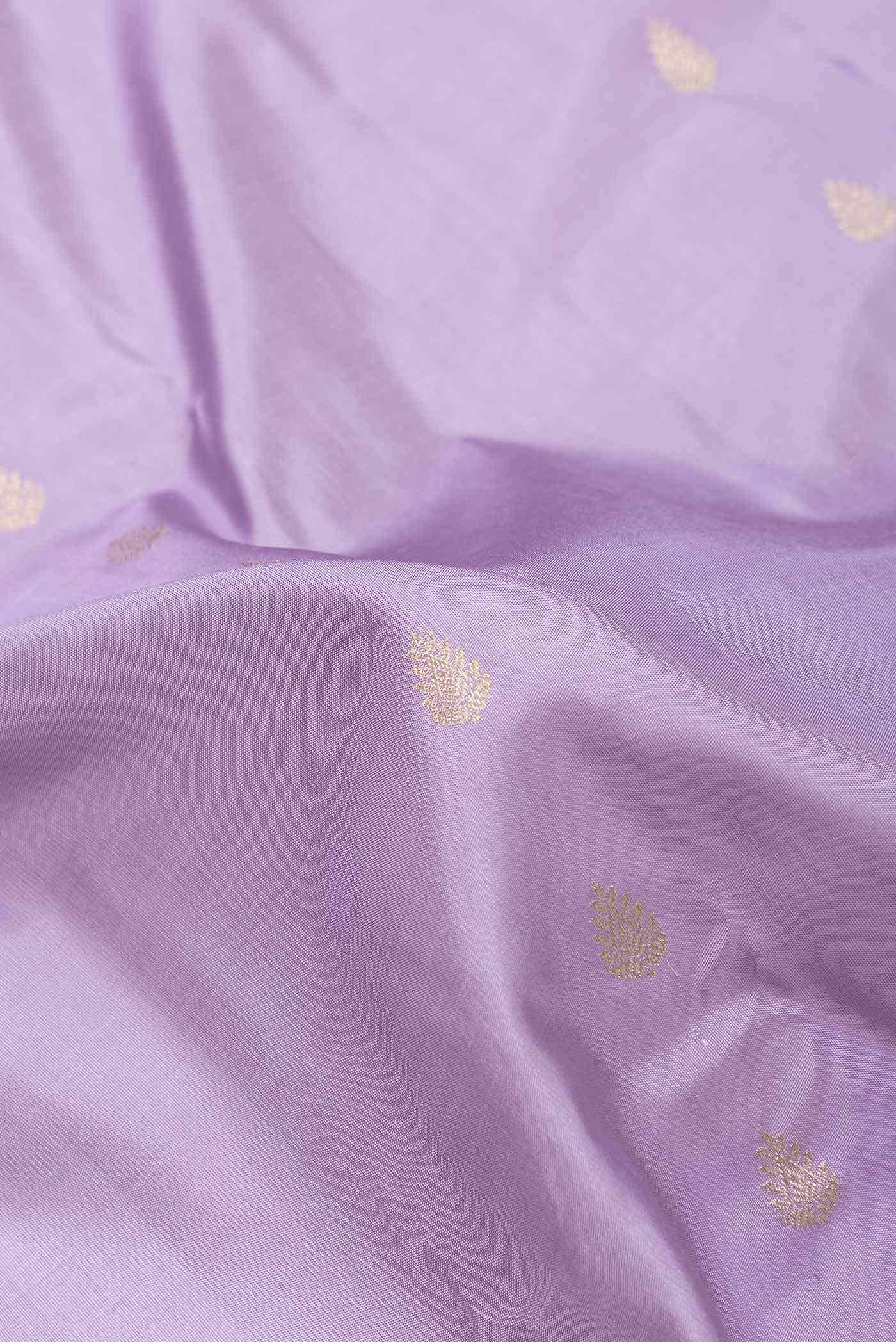 Lavender Dual Tone Gadwal Silk Saree