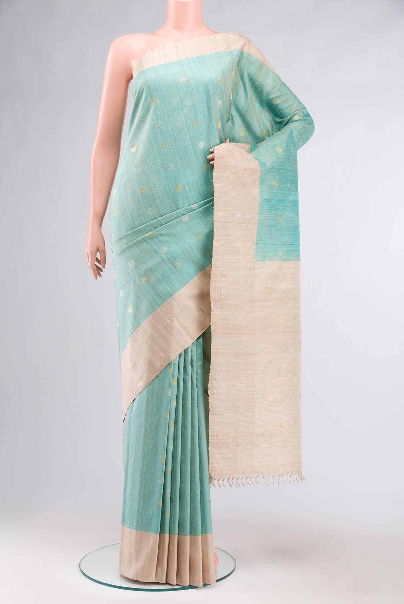 Green Gadwal Silk Saree
