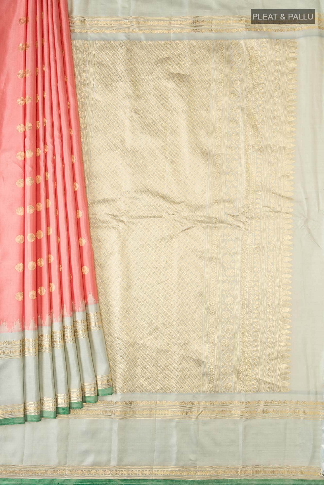 Pink Gadwal Silk Saree