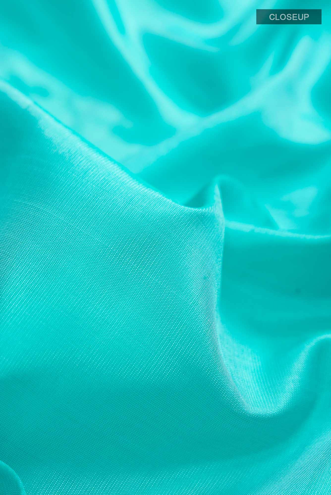 Blue Gadwal Silk Saree