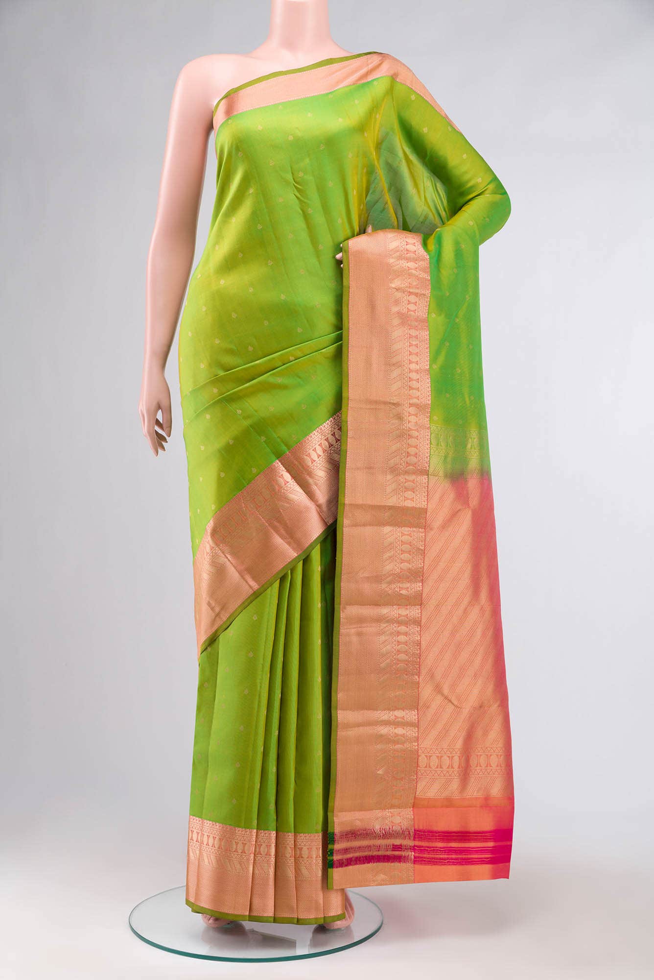 Green Kanchipuram Silk Saree