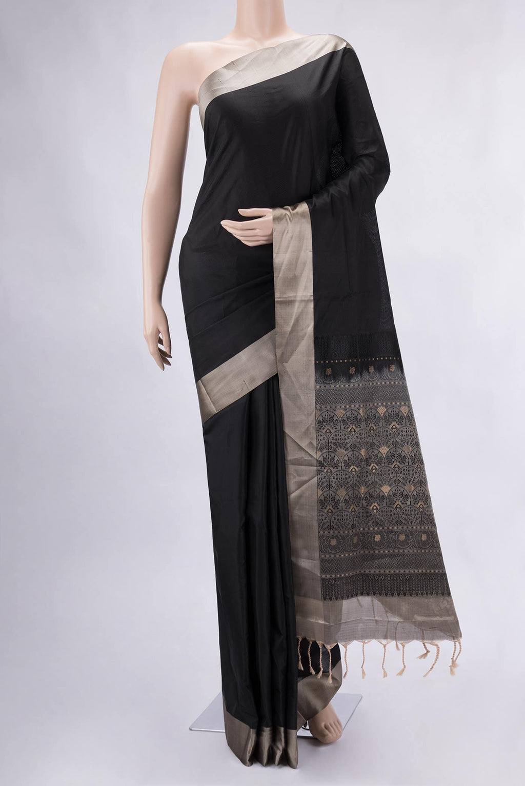 Black Soft Silk Saree