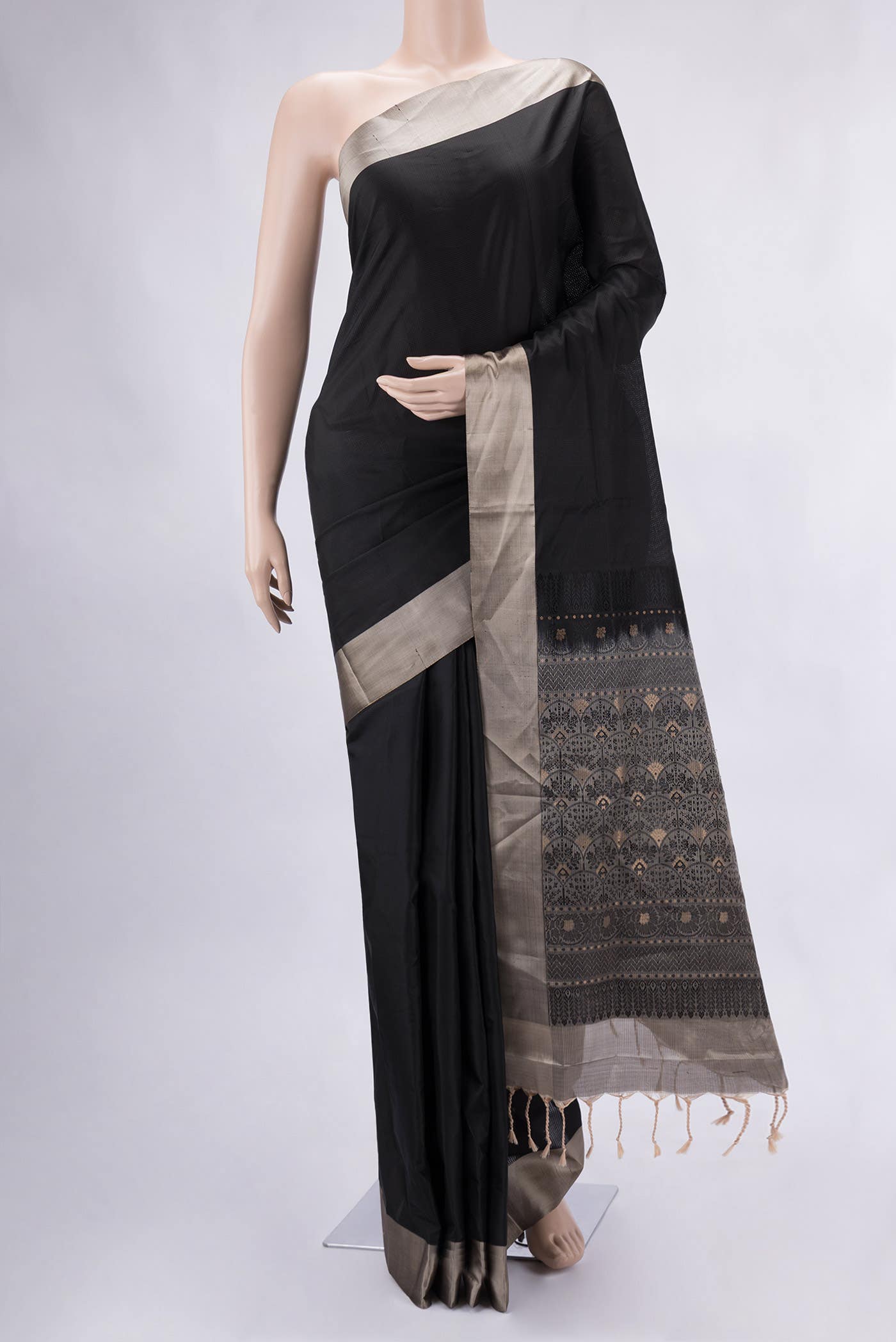 Black Soft Silk Saree