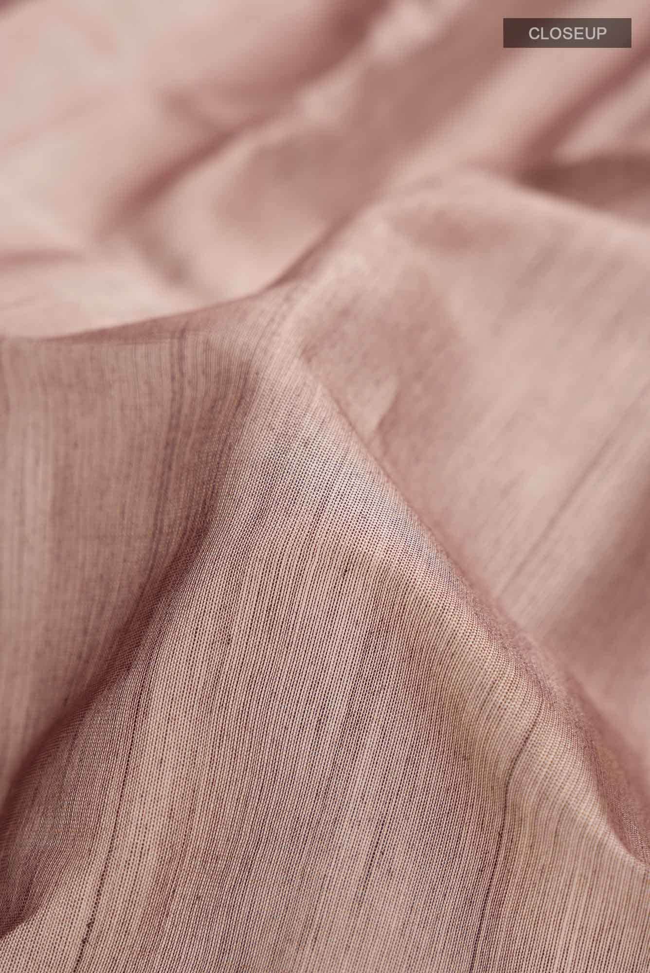 Mauve Gadwal cotton Saree