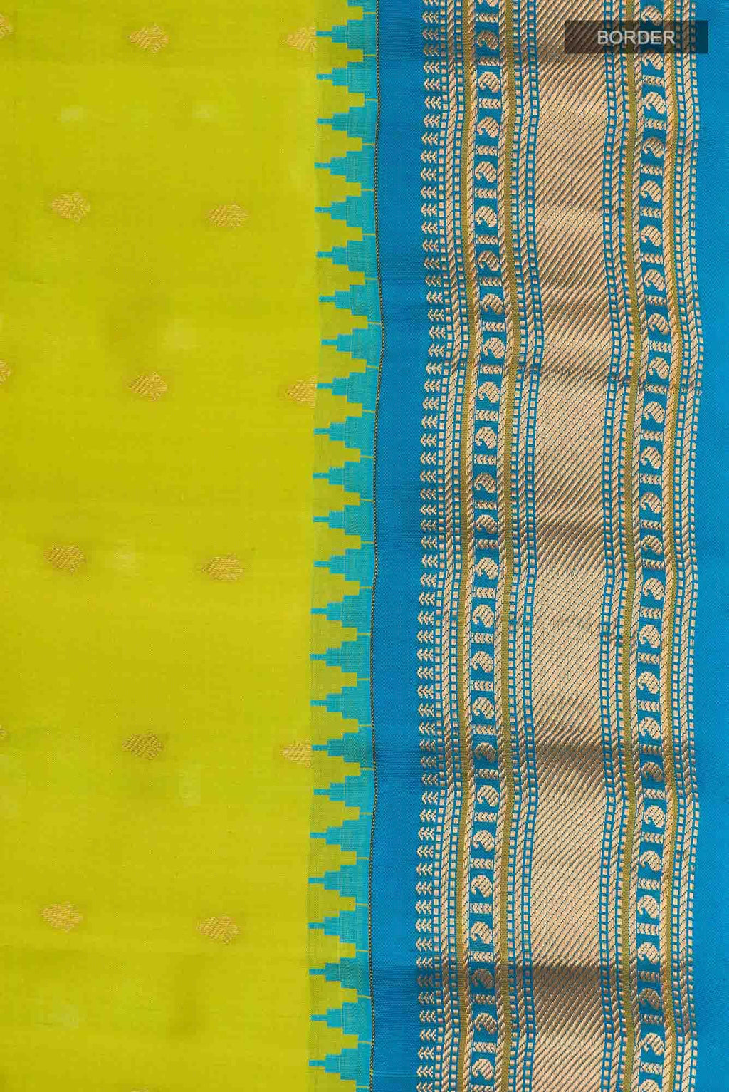 Green Gadwal Silk Saree