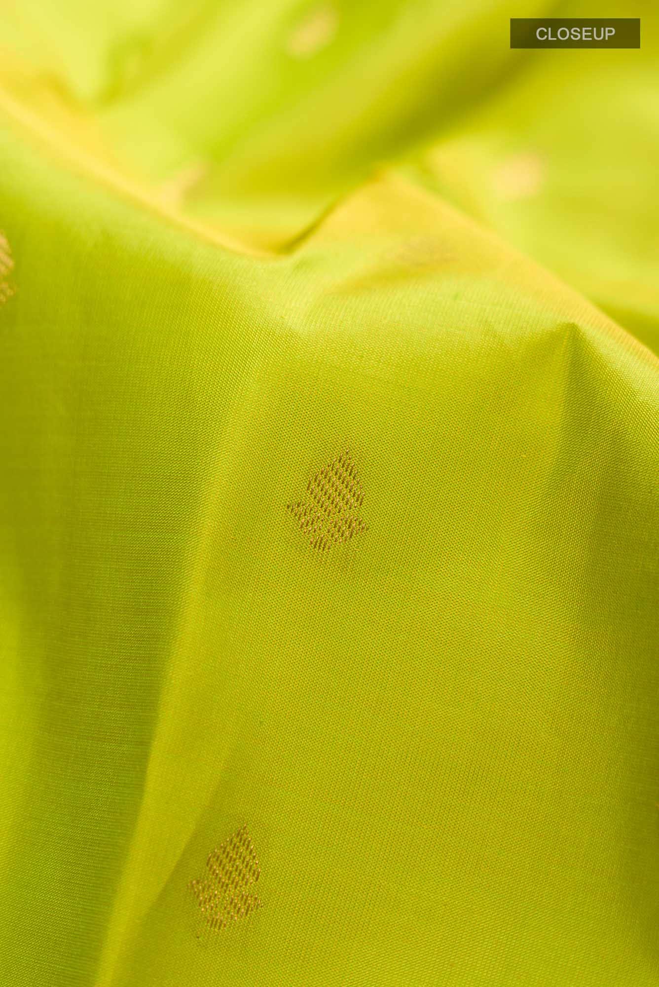 Green Gadwal Silk Saree