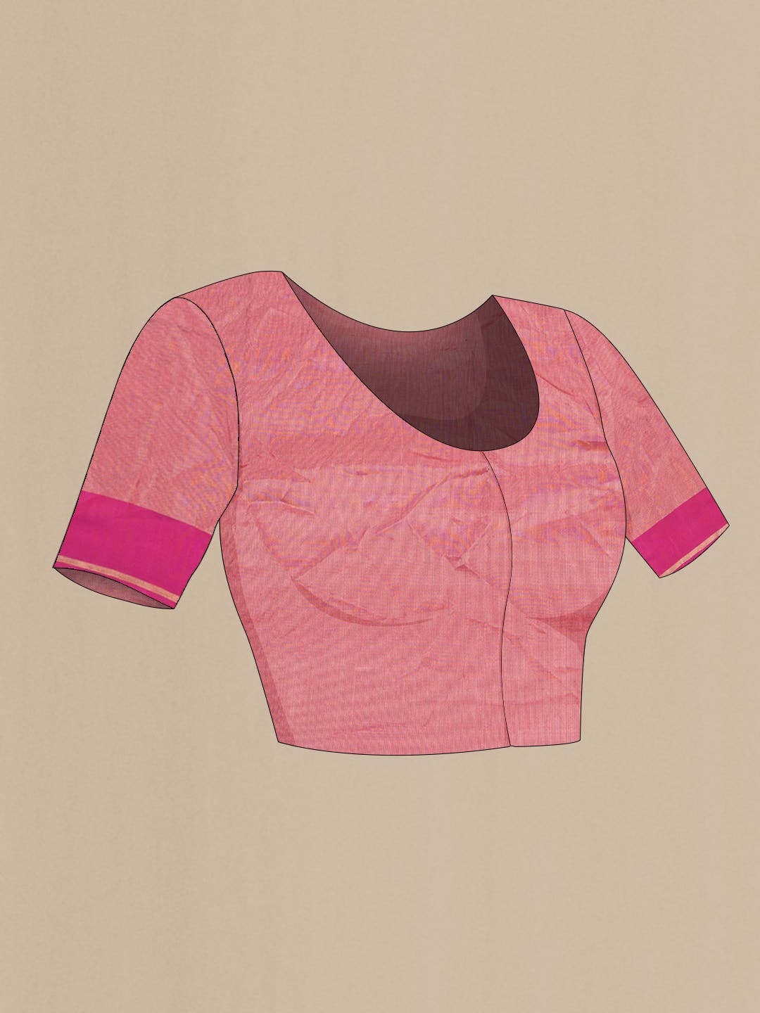 Maroon Dual Tone Soft Silk Saree