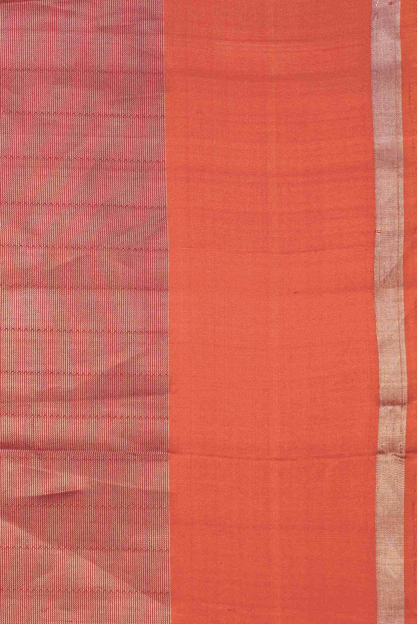 Maroon Dual Tone Soft Silk Saree