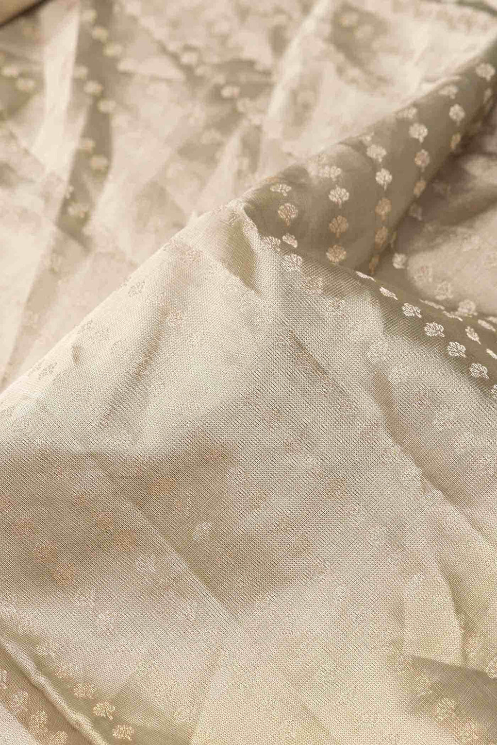 Pista Green Dual Tone Soft Silk Saree