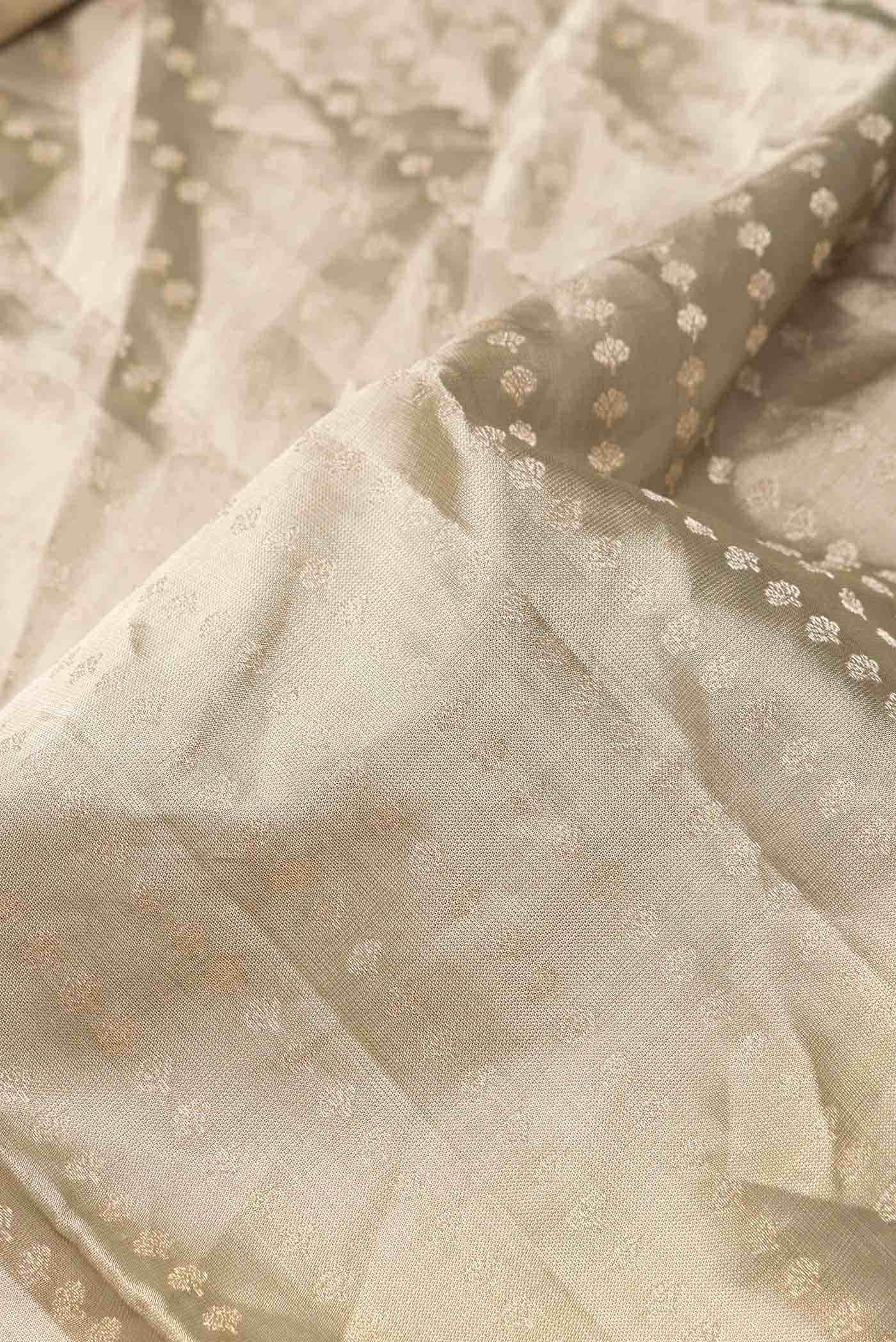 Pista Green Dual Tone Soft Silk Saree