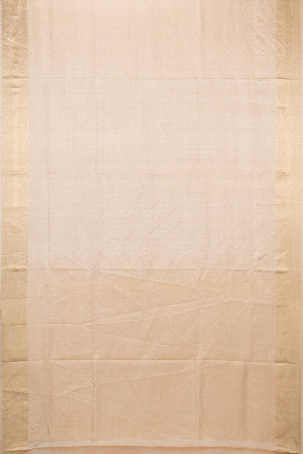 Beige Dual Tone Soft Silk Saree