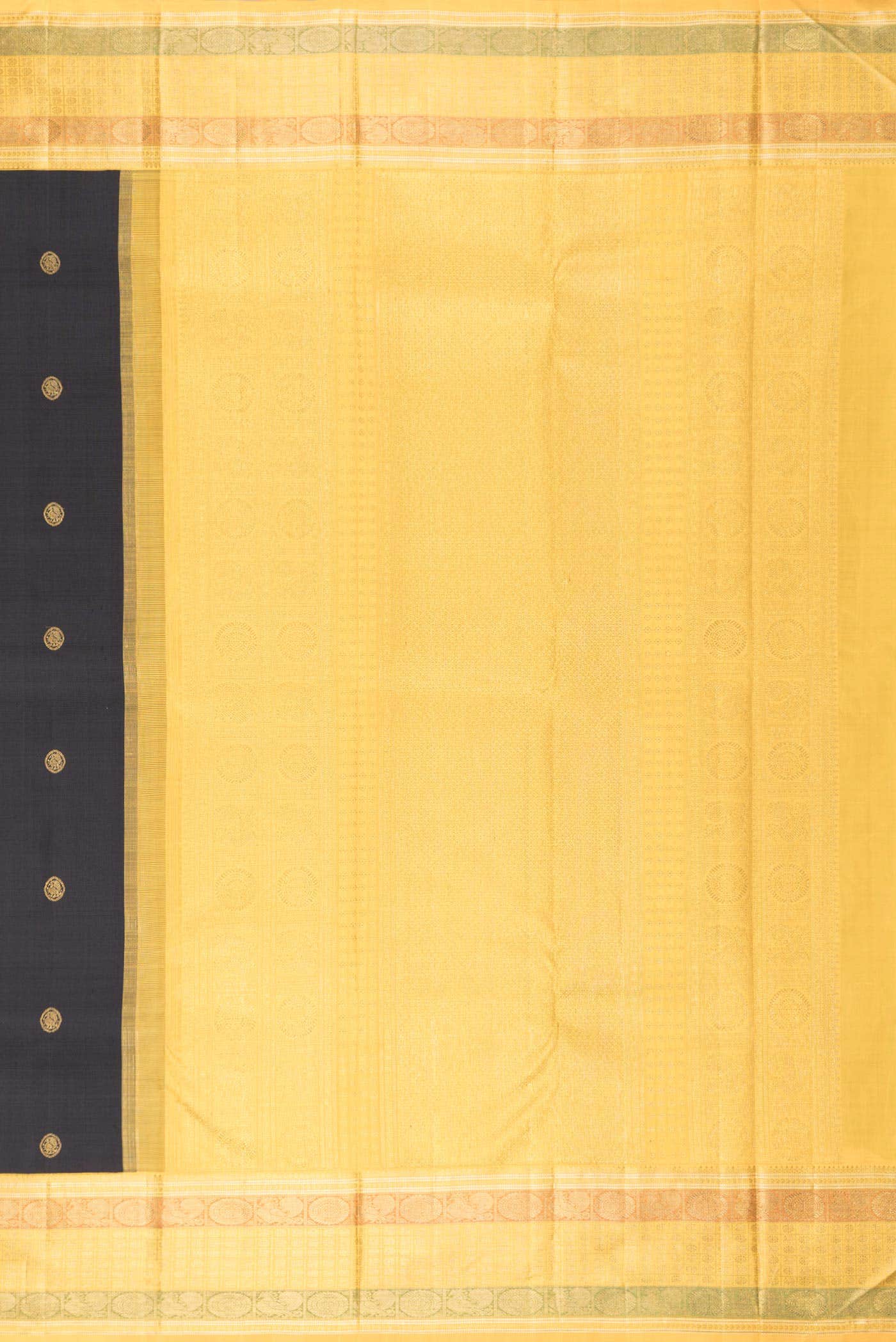 Black Kanchipuram Silk Saree