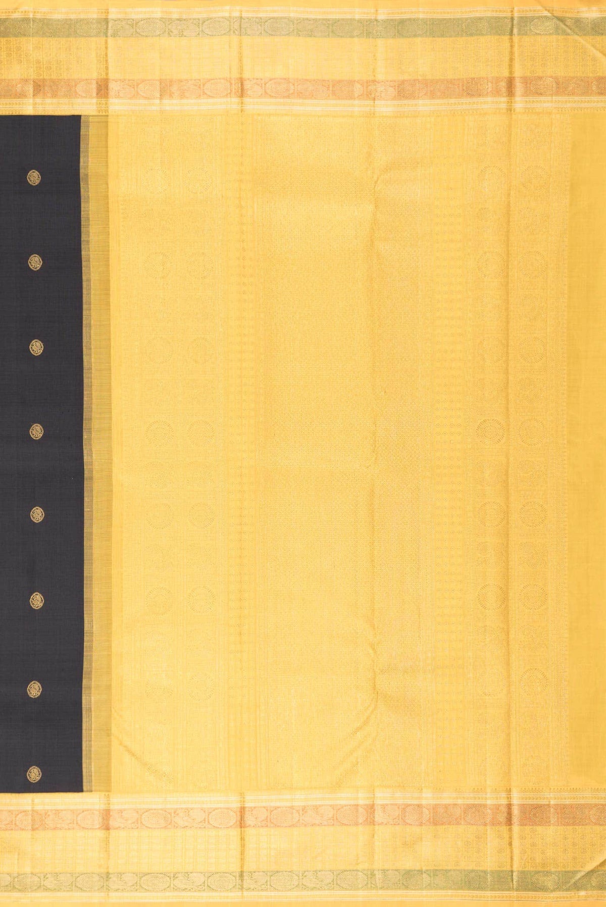 Black Kanchipuram Silk Saree