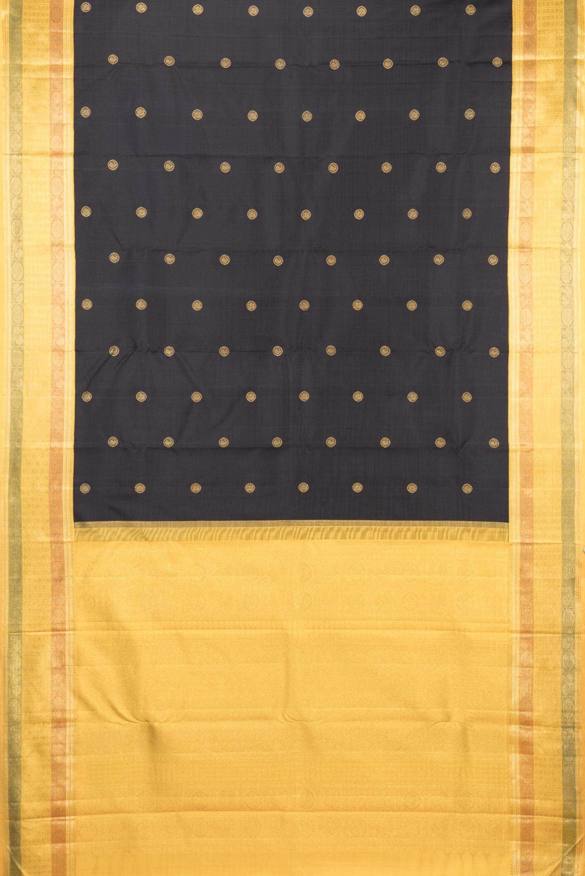 Black Kanchipuram Silk Saree