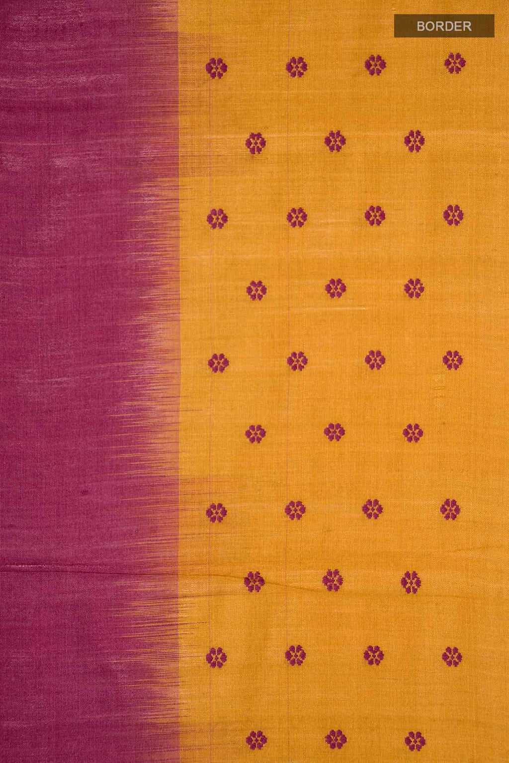 Magenta Bhagalpuri Tussar Silk Saree
