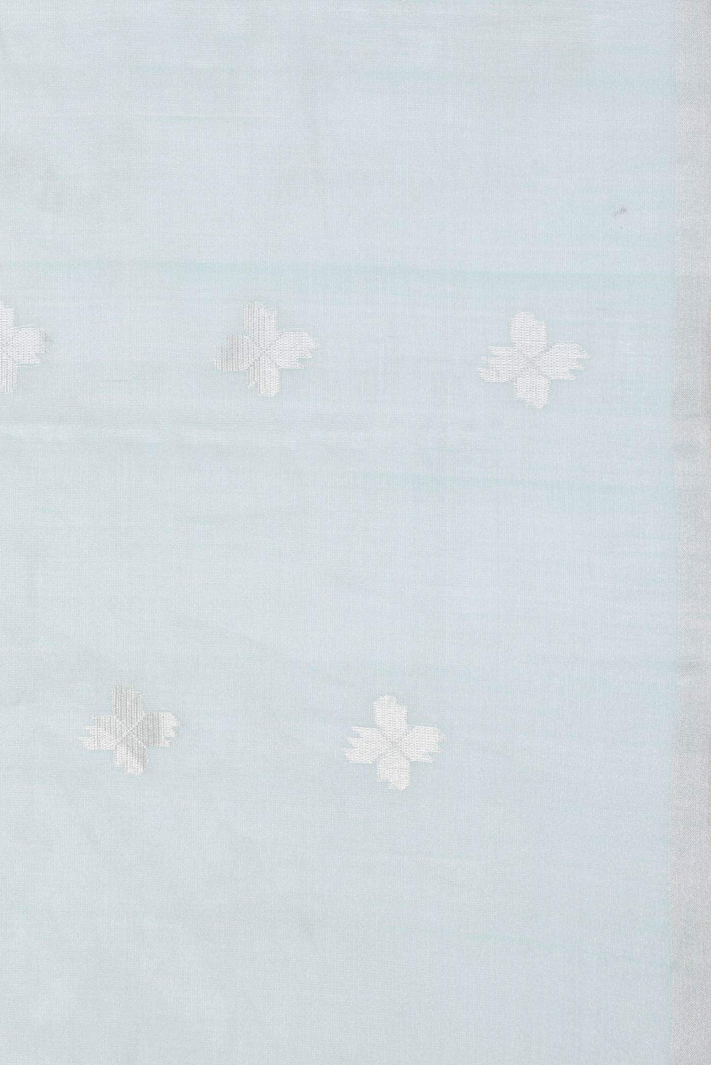 Light Green Dual Tone Chanderi Silk Saree