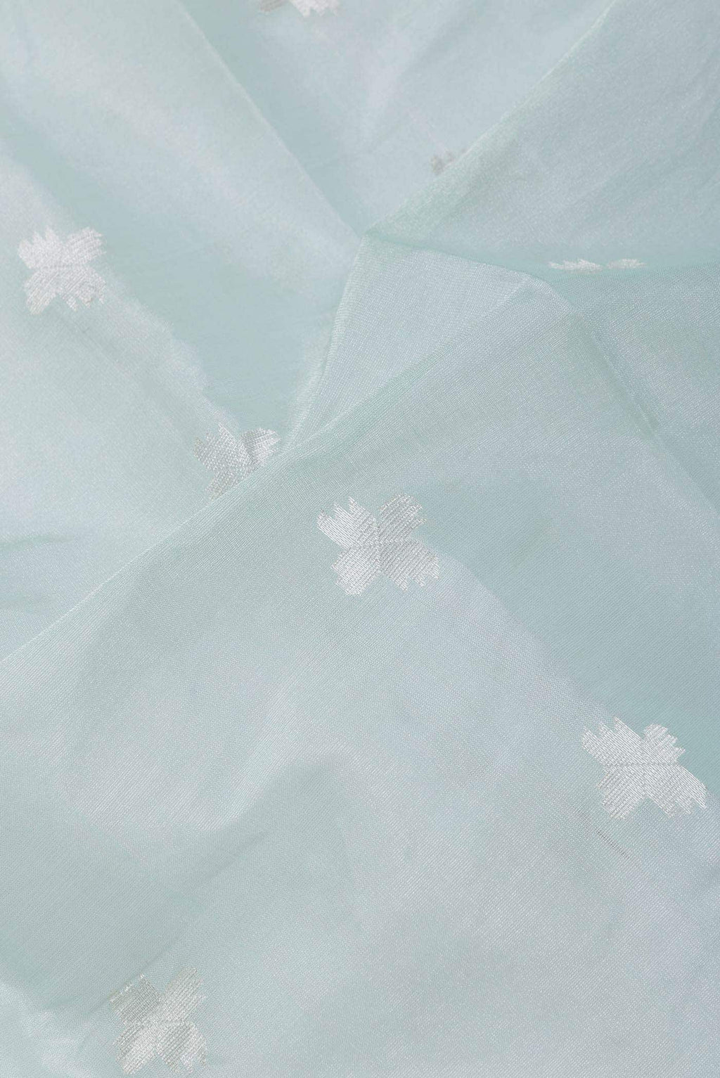 Light Green Dual Tone Chanderi Silk Saree
