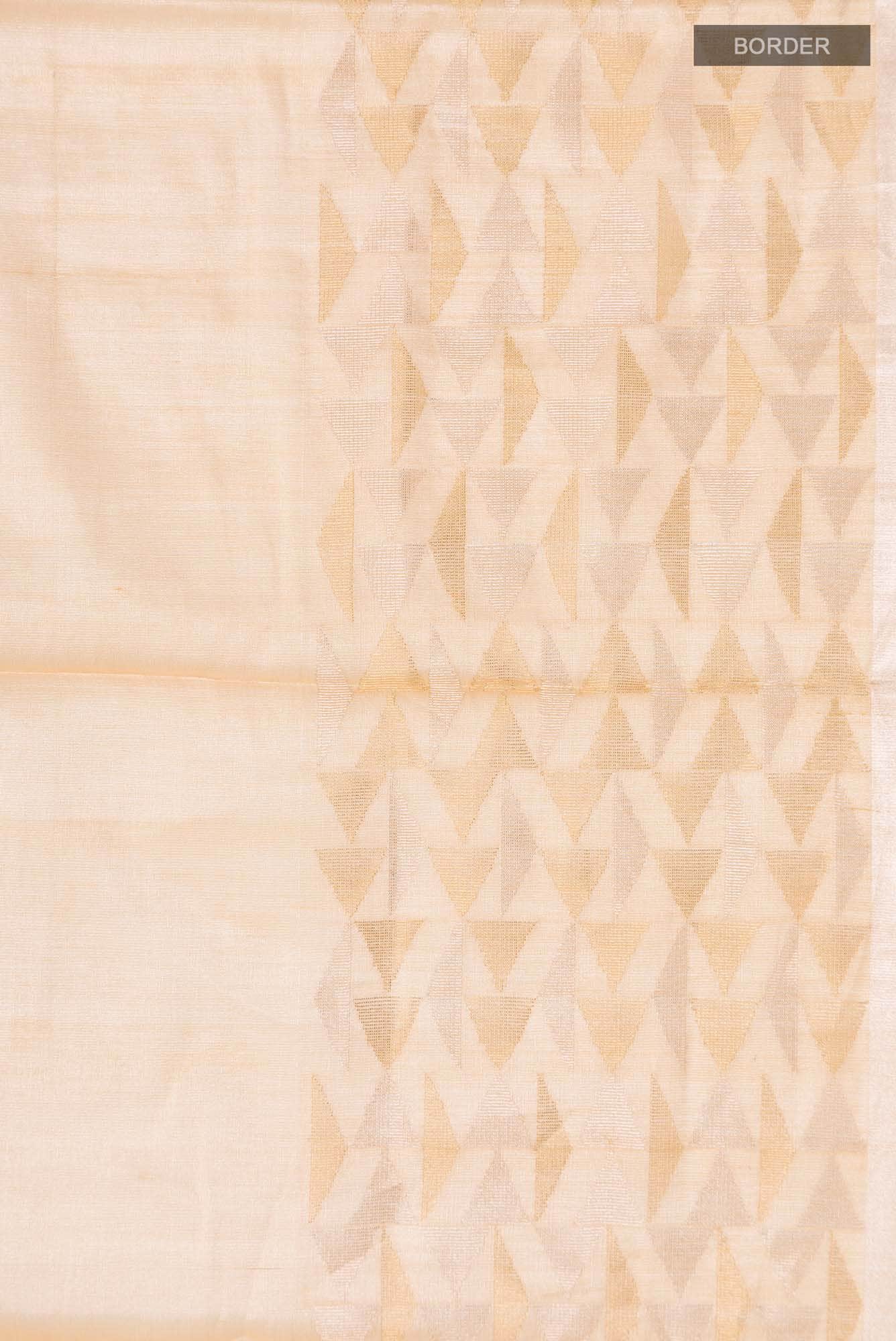 Yellow Tissue Silk Saree
