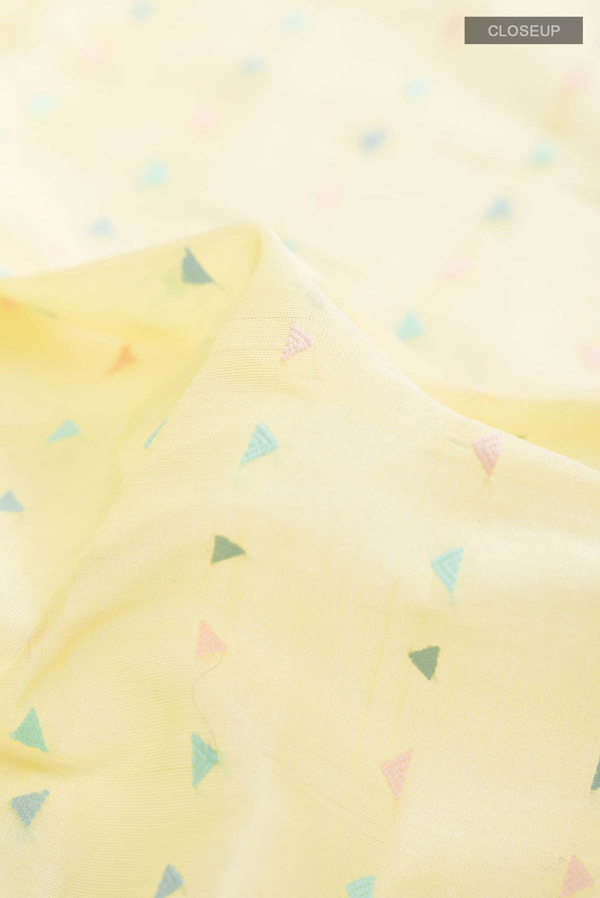 Yellow Tissue Silk Saree