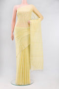 Yellow Tissue Silk Saree