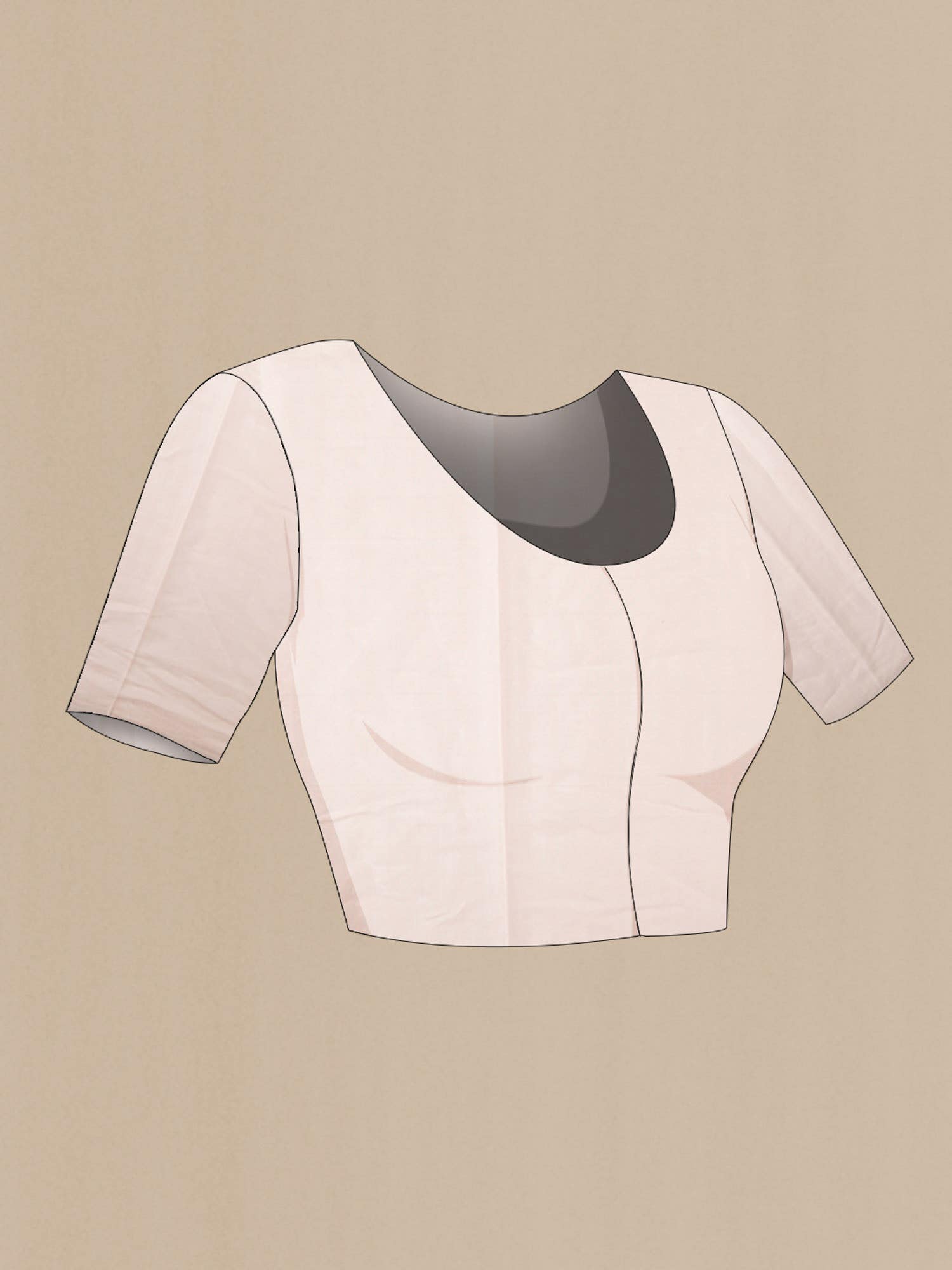 Beige Tissue Silk Saree