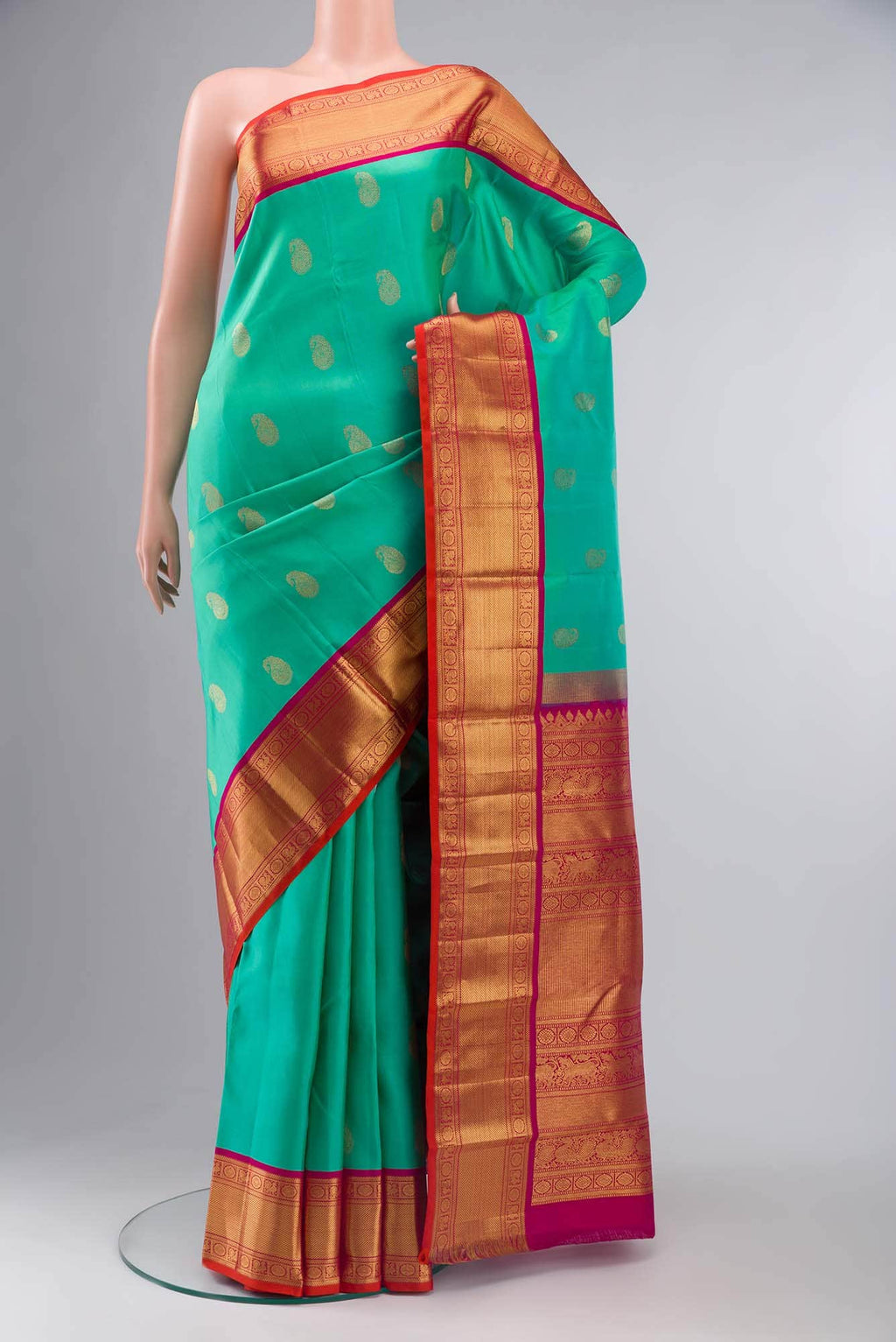 Green Kanchipuram Silk Saree