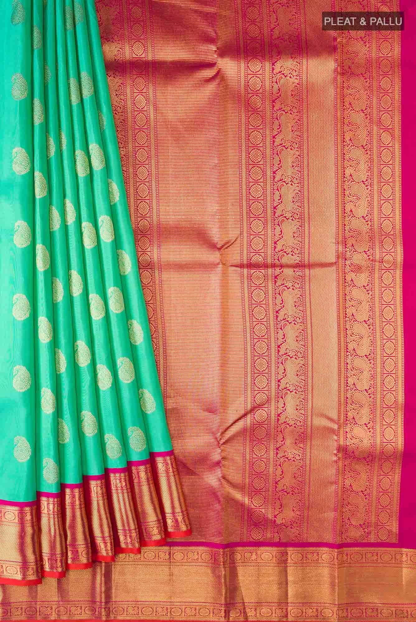 Green Kanchipuram Silk Saree