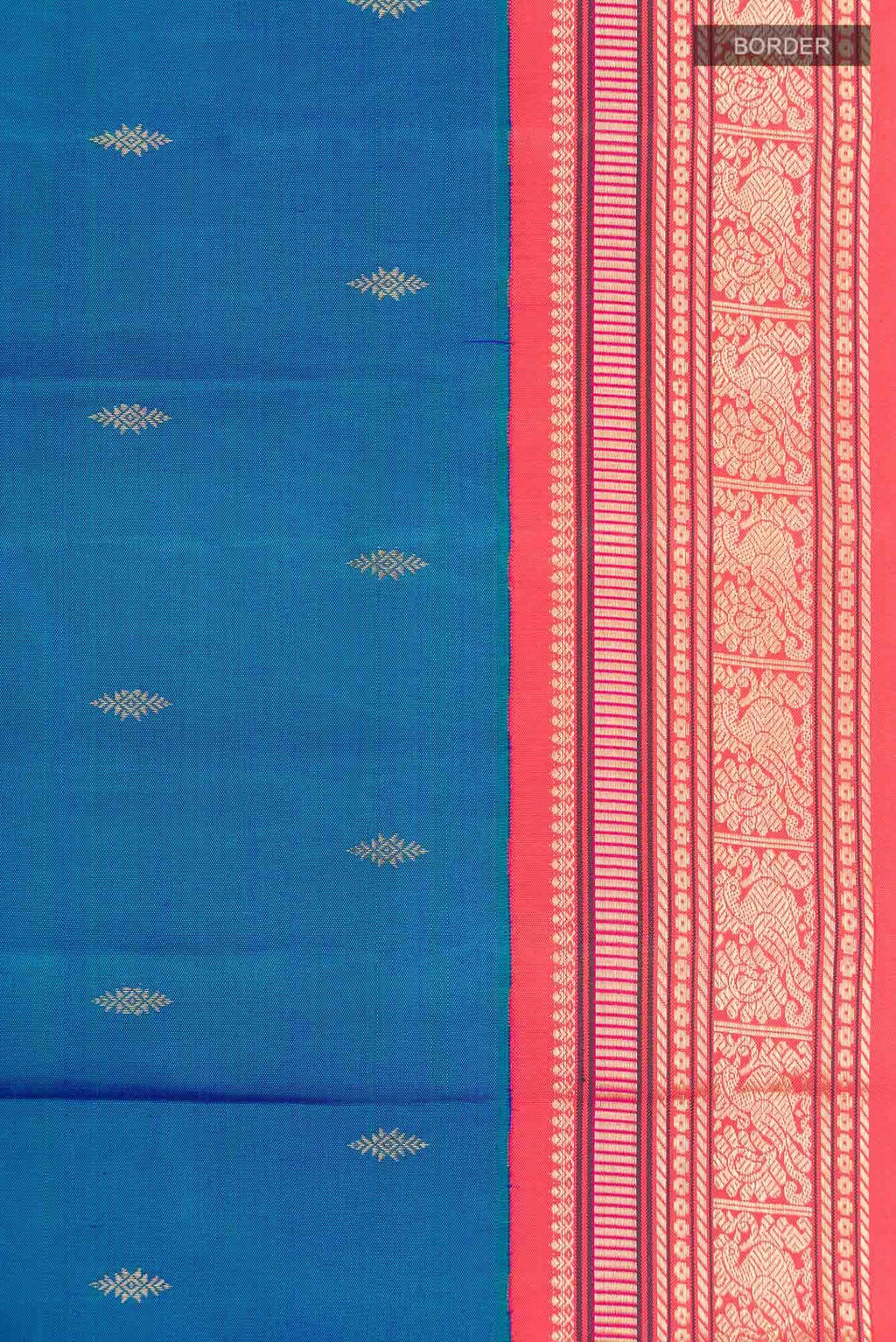 Blue Kanchipuram Silk Saree