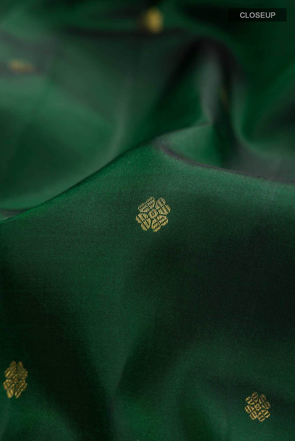 Green Dual Tone Kanchipuram Silk Saree
