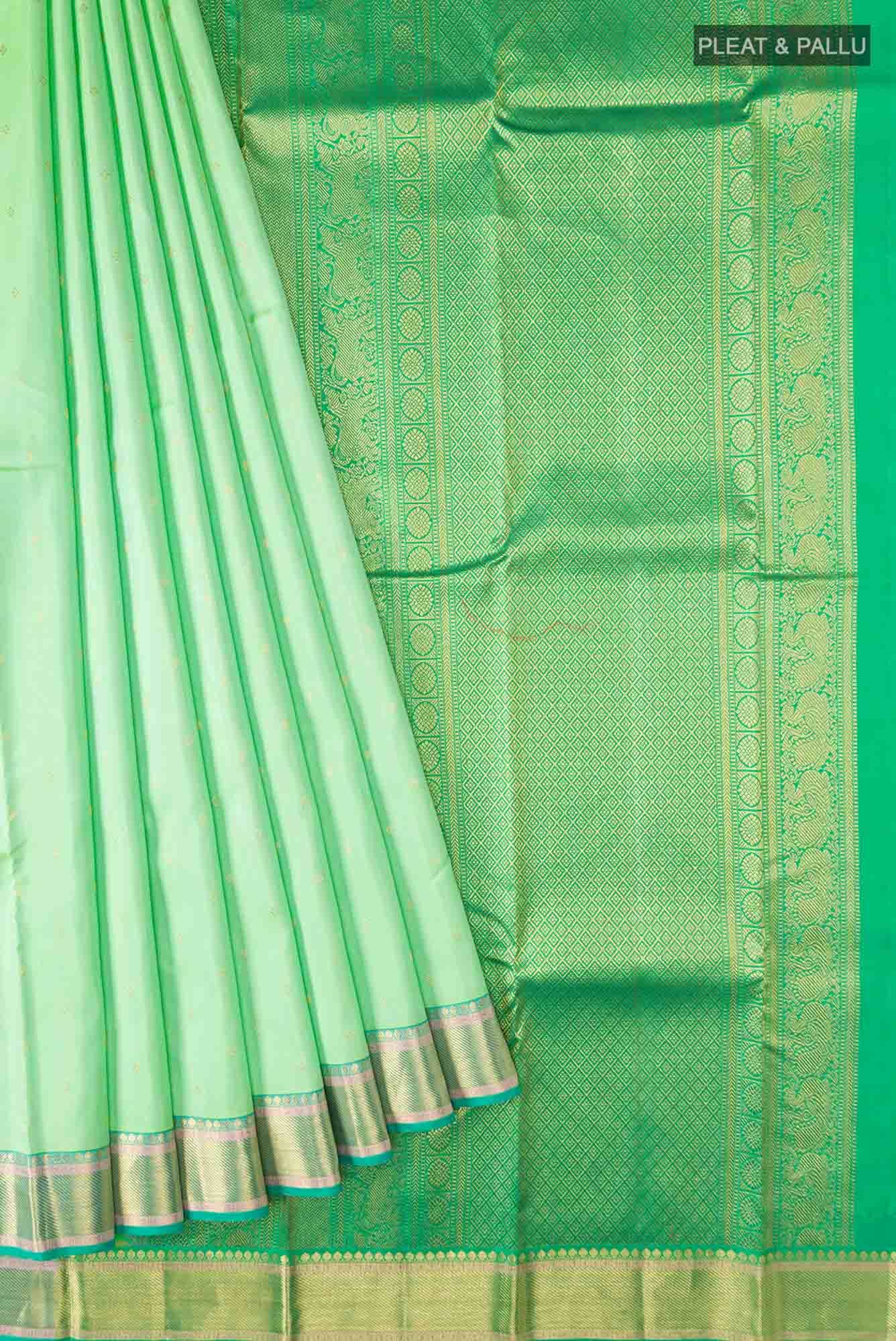 Green Kanchipuram Silk Saree