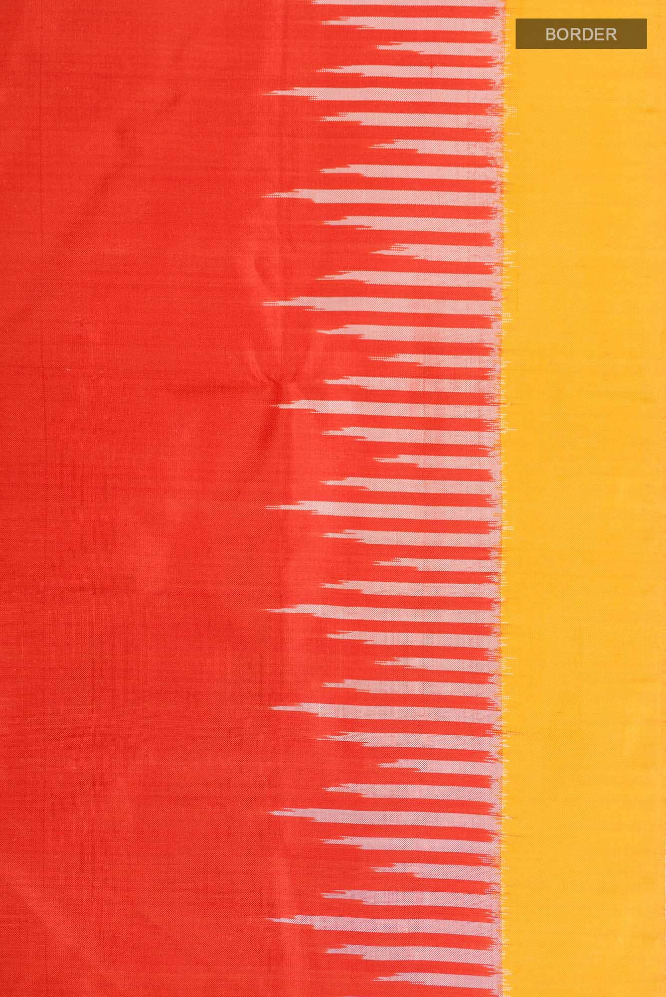 Red Pochampally Silk Saree