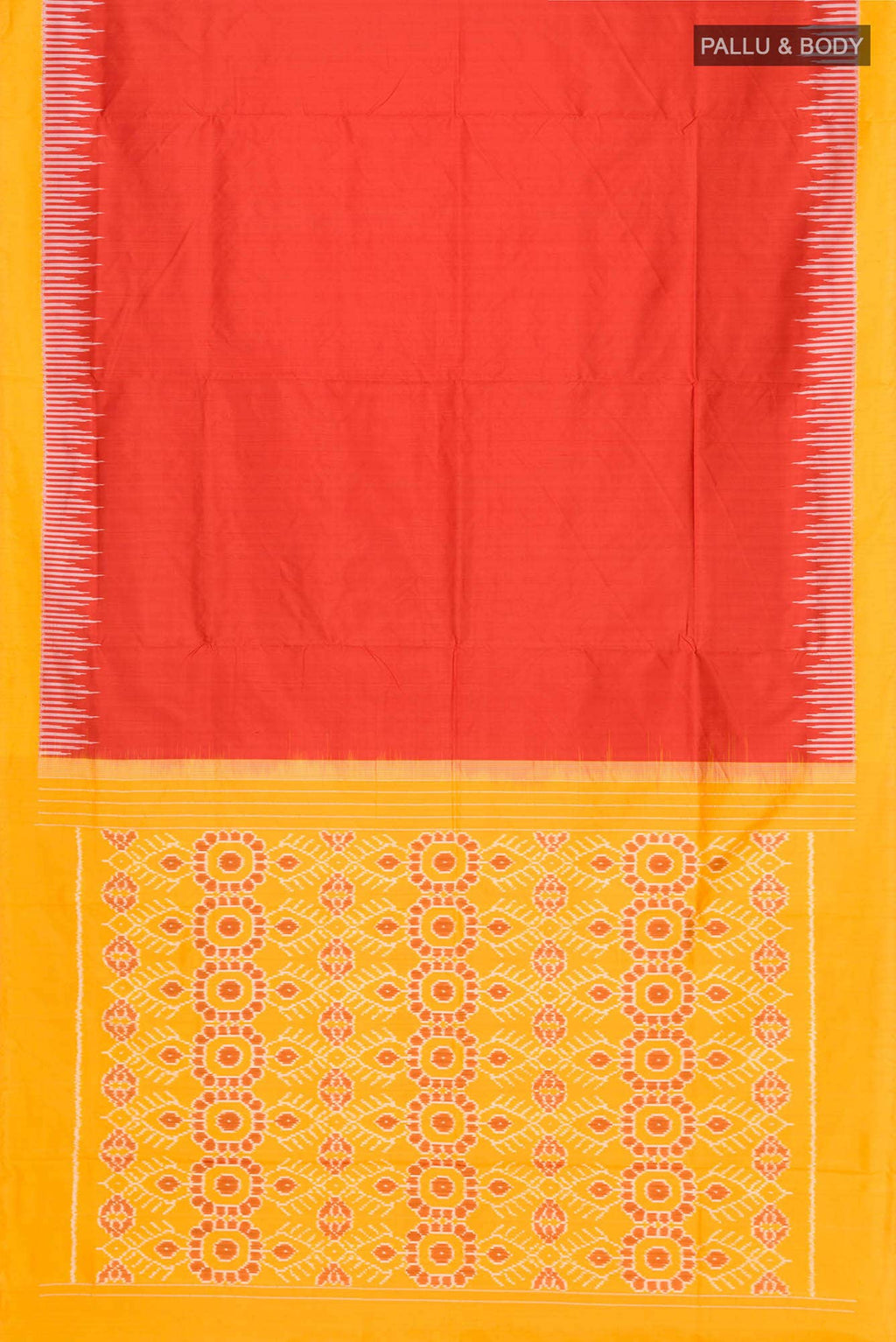 Red Pochampally Silk Saree