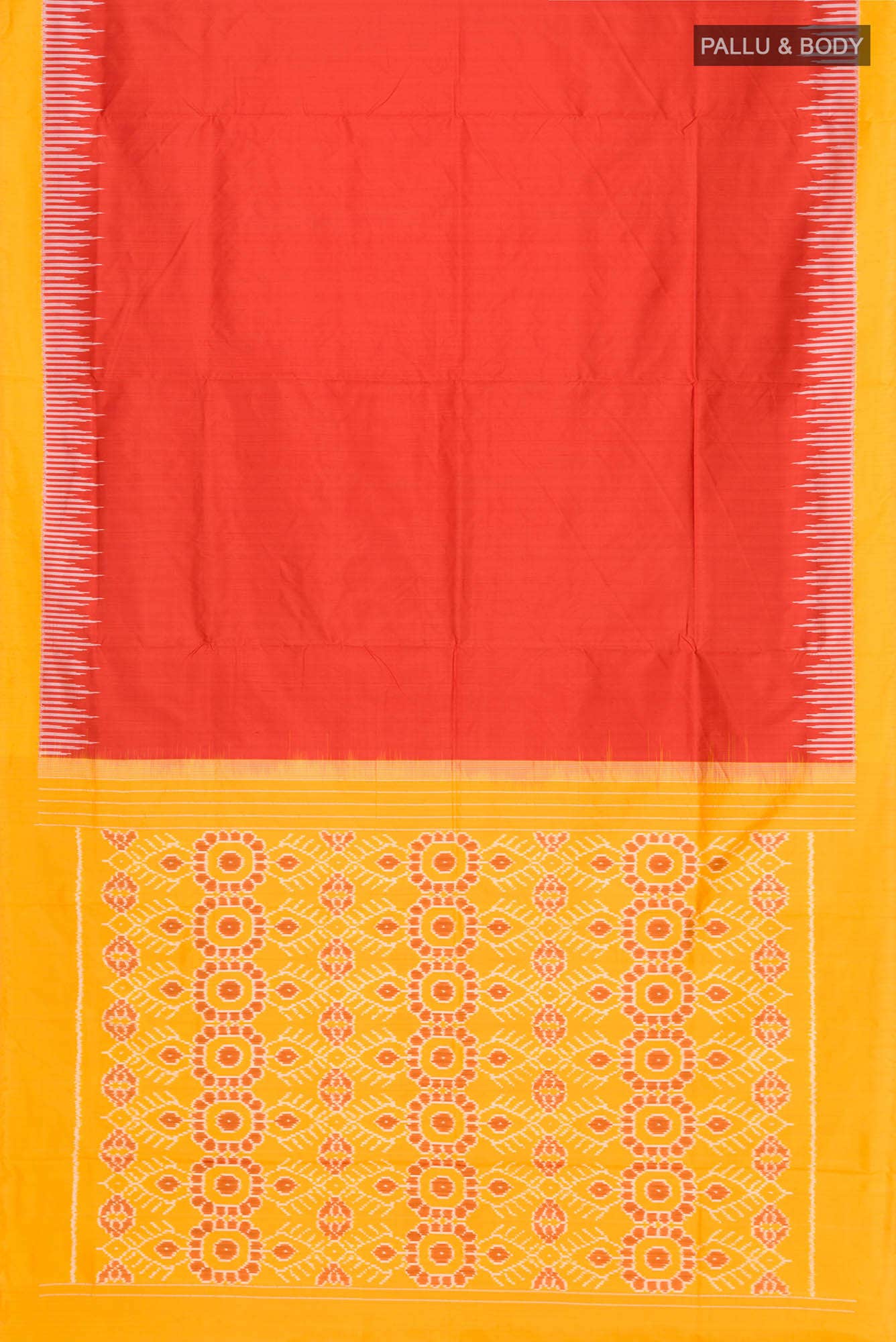 Red Pochampally Silk Saree