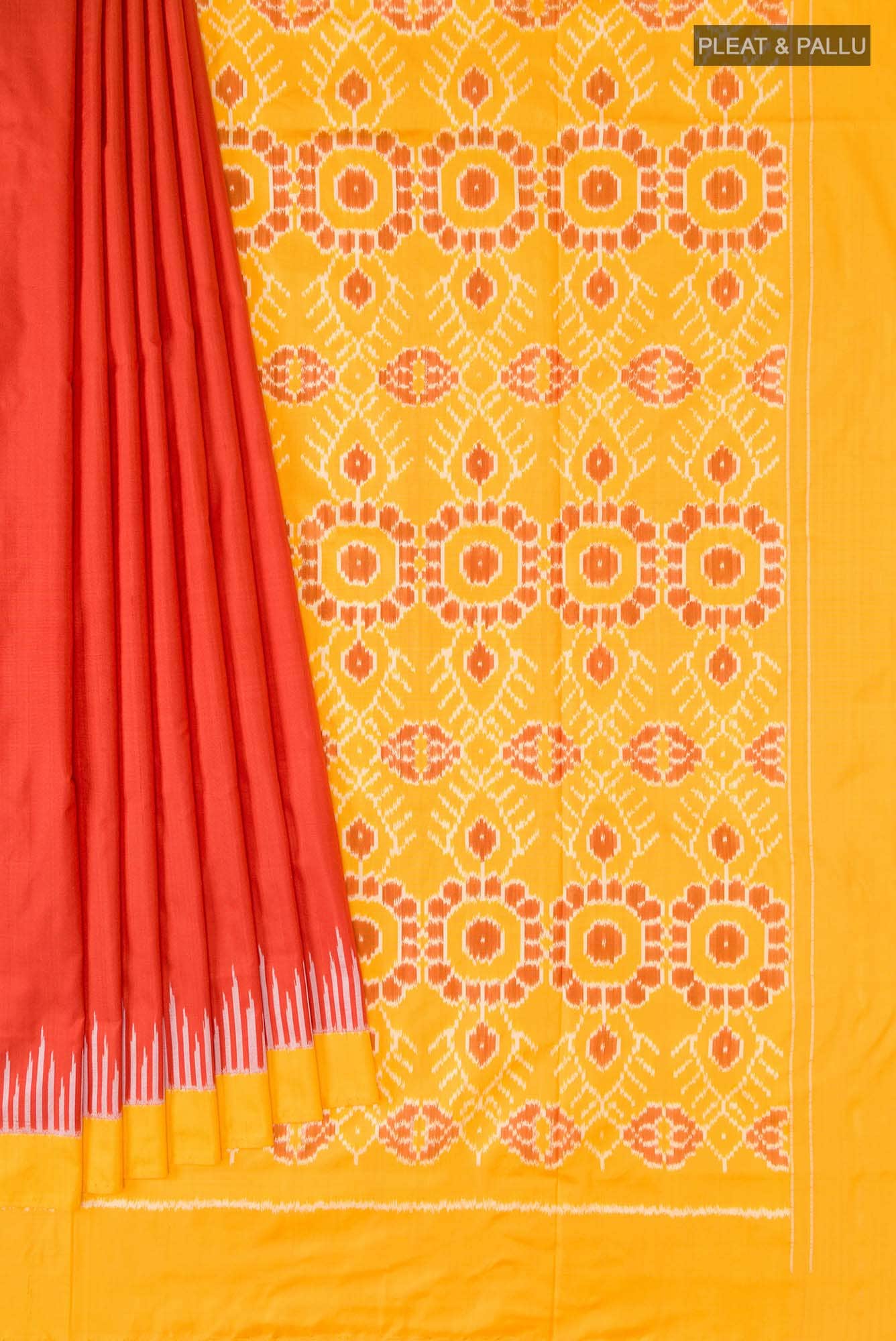 Red Pochampally Silk Saree